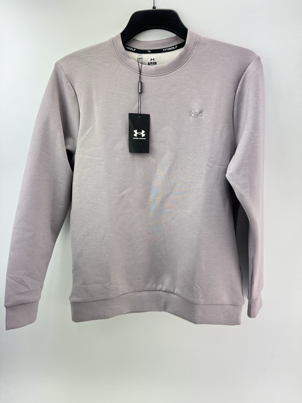 Under Armour Golf Pullover Drive Crew Midlayer UK Small /Loose Fit /New /251570