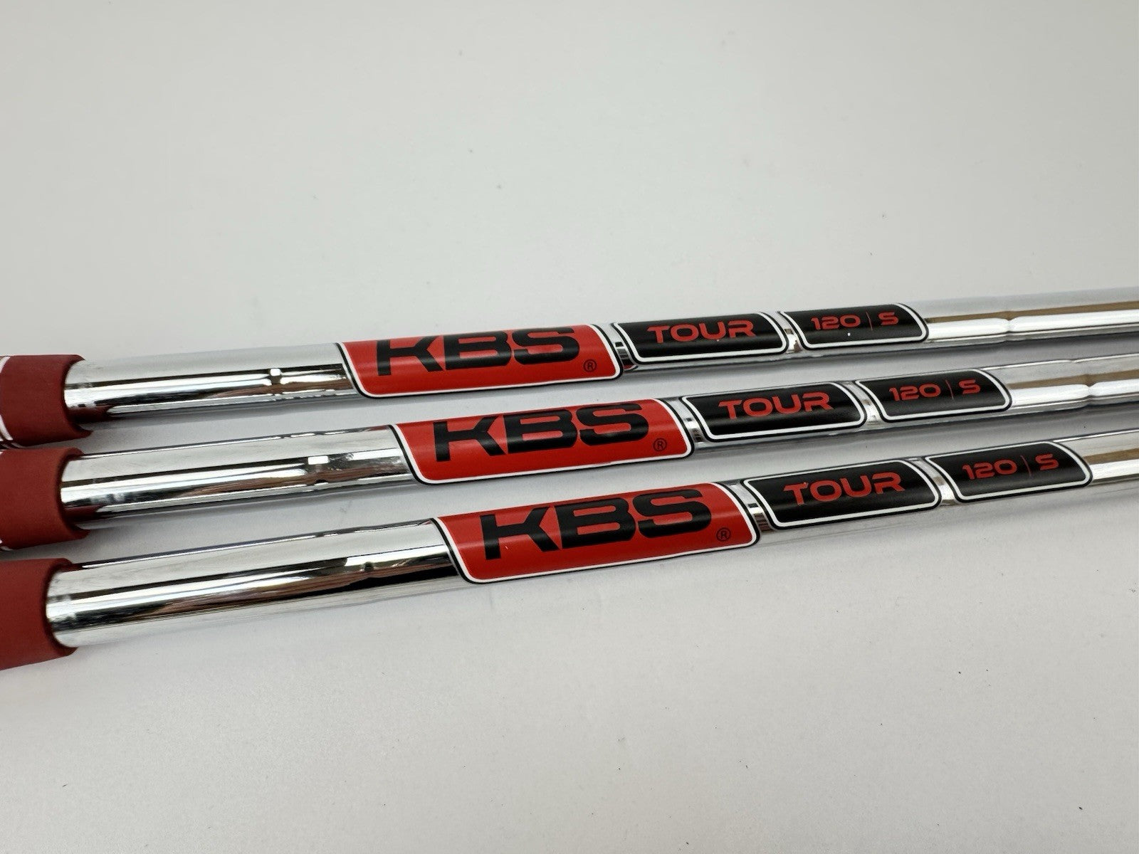 KBS Tour 120 Wedge Shaft Set (3) Stiff Flex Steel 0.355 Tapered /344662