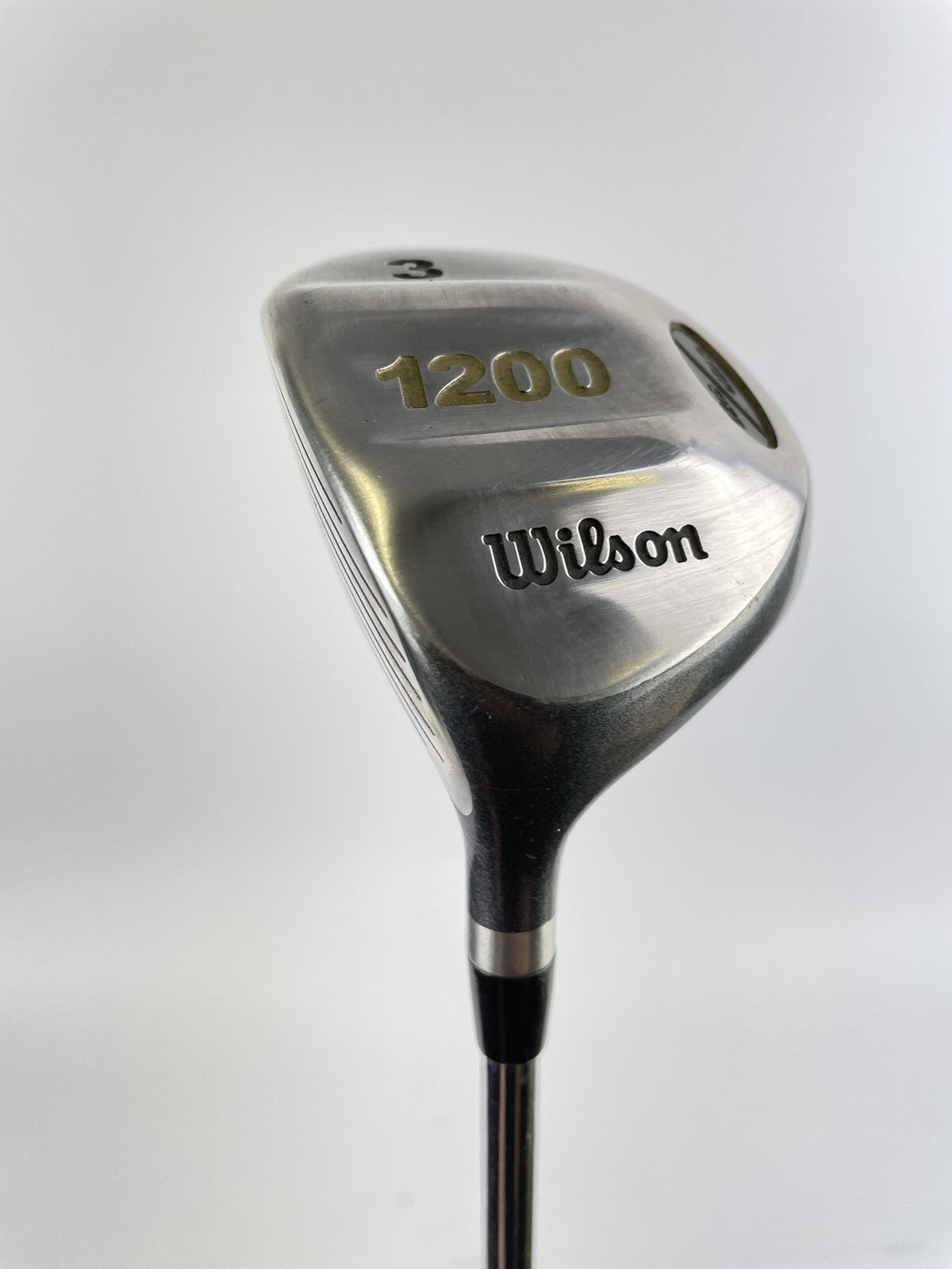 Wilson 1200 #3 Wood Regular Steel /Left Handed /New Grip /16872