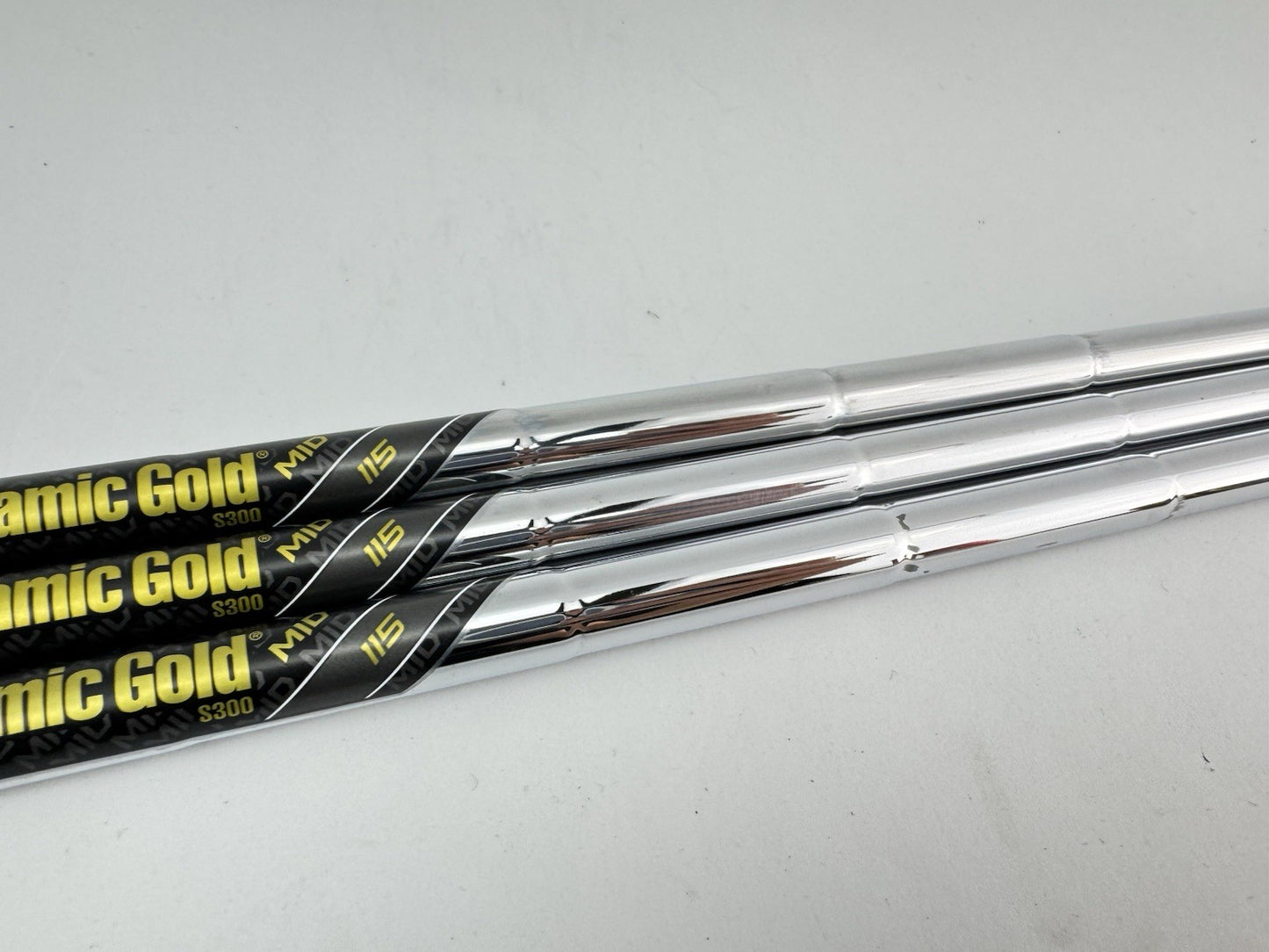Dynamic Gold Wedge Shaft Set (3) +1/2 Mid 115 S300  Stiff Steel /0.355 /287253