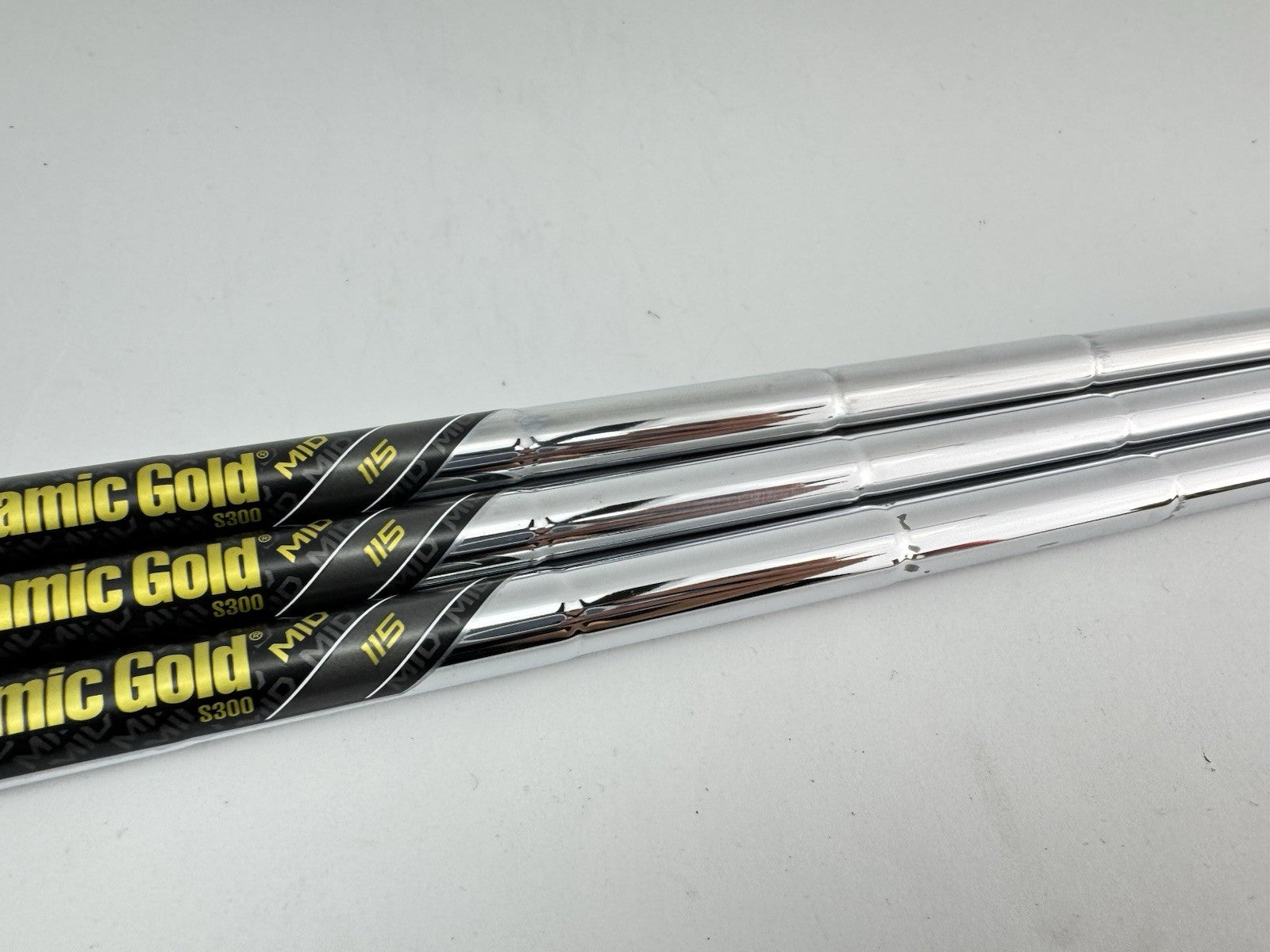 Dynamic Gold Wedge Shaft Set (3) +1/2 Mid 115 S300  Stiff Steel /0.355 /287253