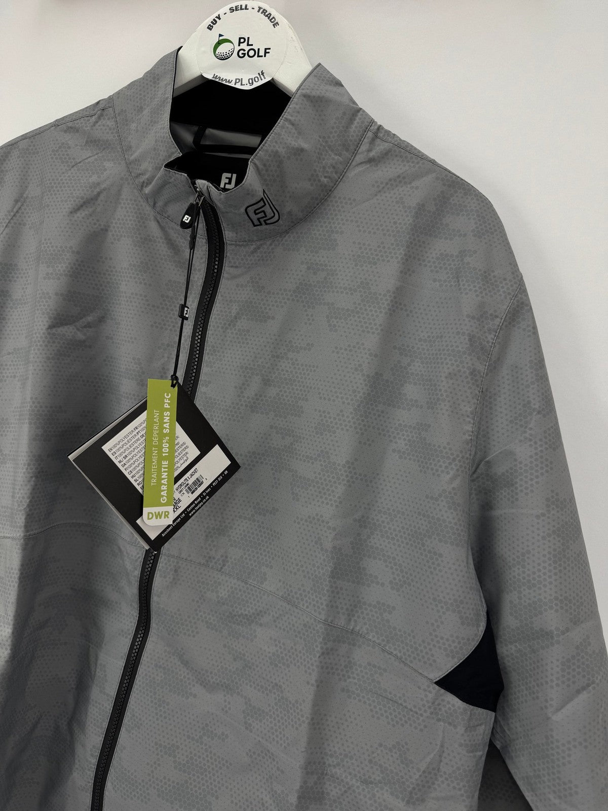 FootJoy Hydrolite X Jacket Mens Size Small Grey Waterproof Lightweight/334482