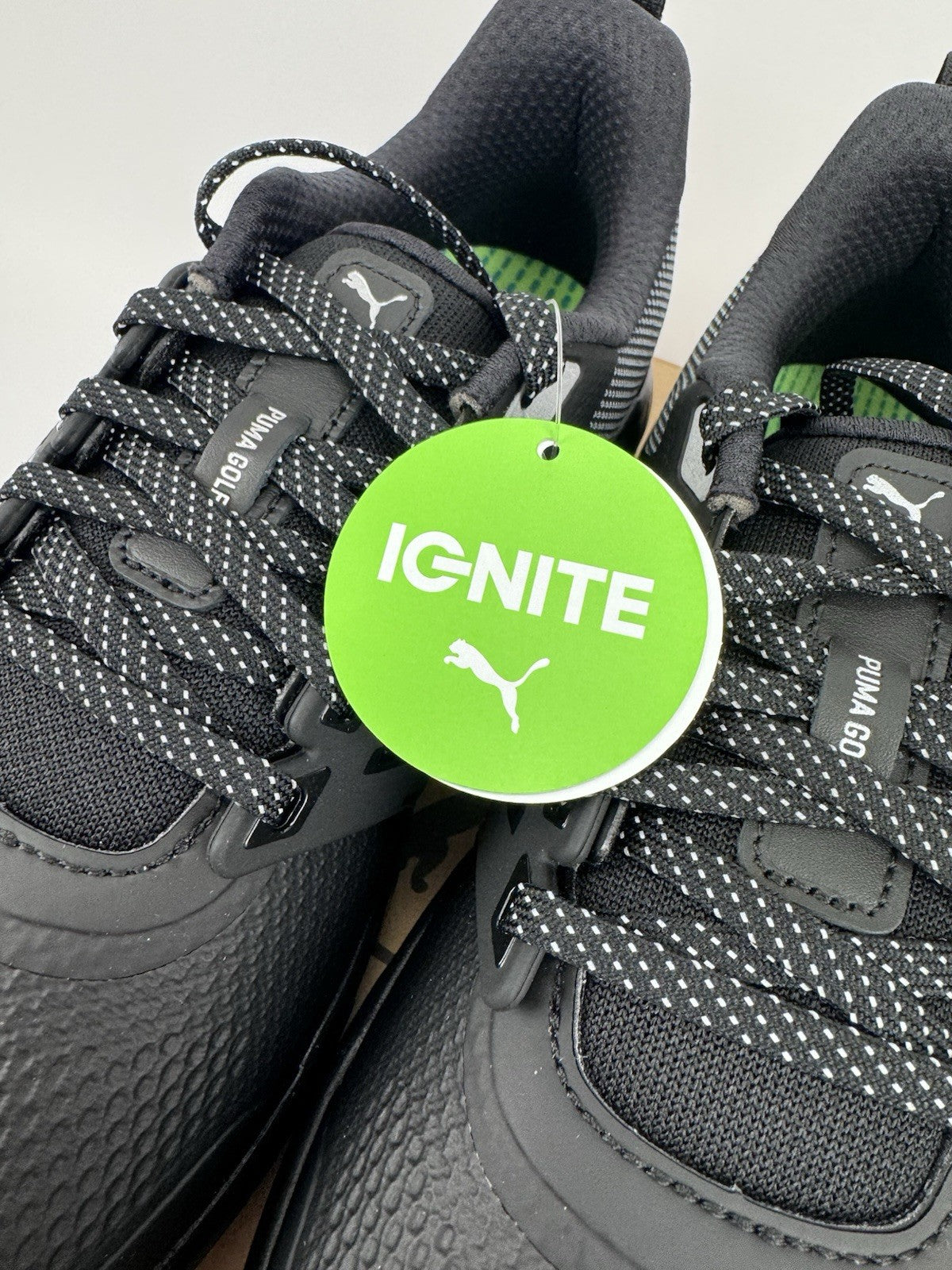 Puma Ignite Elevate 2 Tour Men's Golf Shoes Size UK 9 Black Waterproof/319194