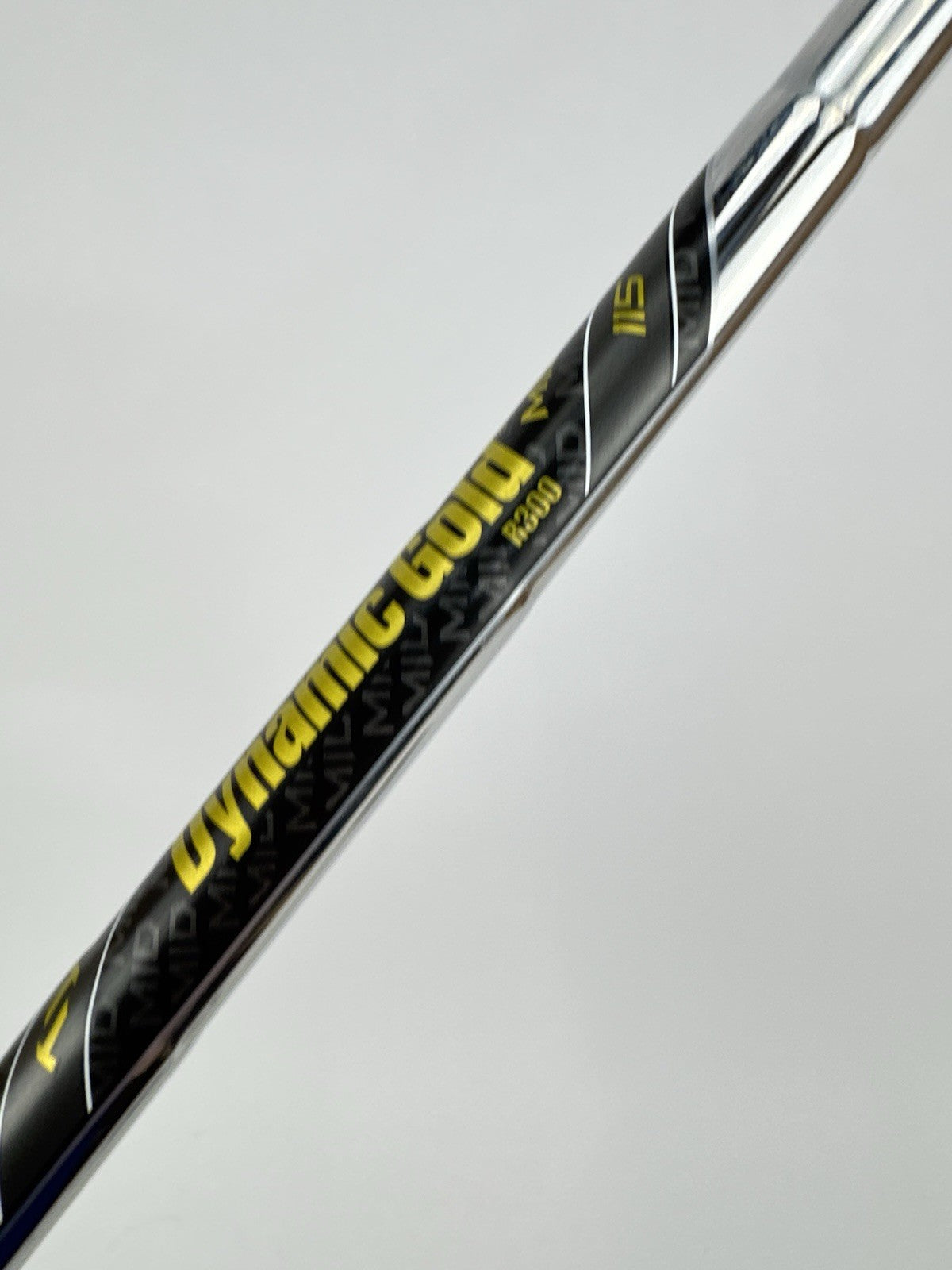 Dynamic Gold 115 Iron Shaft Mid R300 Regular Steel 35.25” /0.355 Tapered /332985