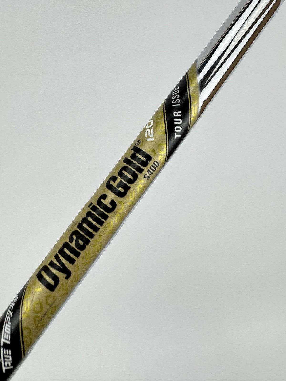 Dynamic Gold 120 Iron Shaft S400 Stiff Flex Steel 35.75” /0.355 Tapered /327584