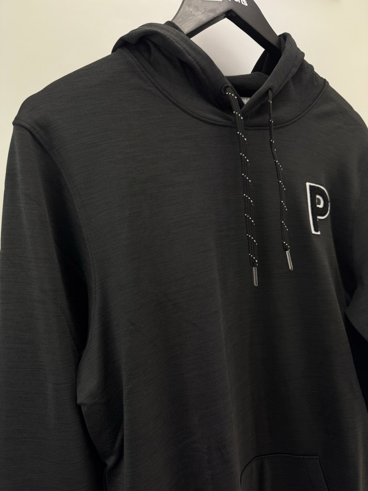 Puma Golf Hoodie Cloudspun Patch Mens UK Small /Black /New /308201