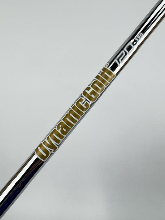 Dynamic Gold 120 Iron Shaft S300 Stiff Flex Steel 35.5” /0.355 Tapered /317350