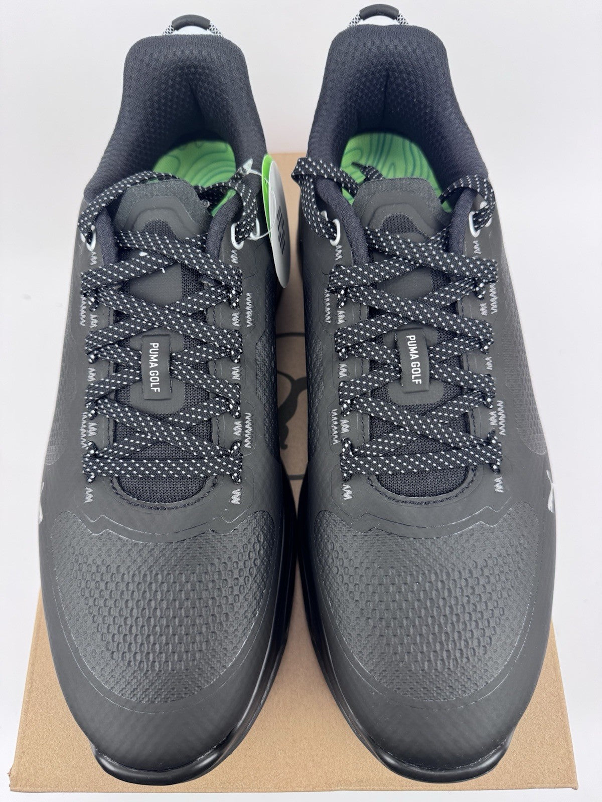 Puma IGNITE Elevate X Golf Shoes Men's Size UK 7.5 Black Waterproof/321243