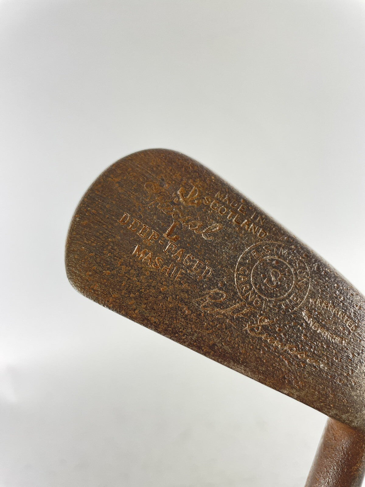 Hickory Club R.Simpson Anchor Cleek Ladies Deep Face Mashie 37” /Right /11461
