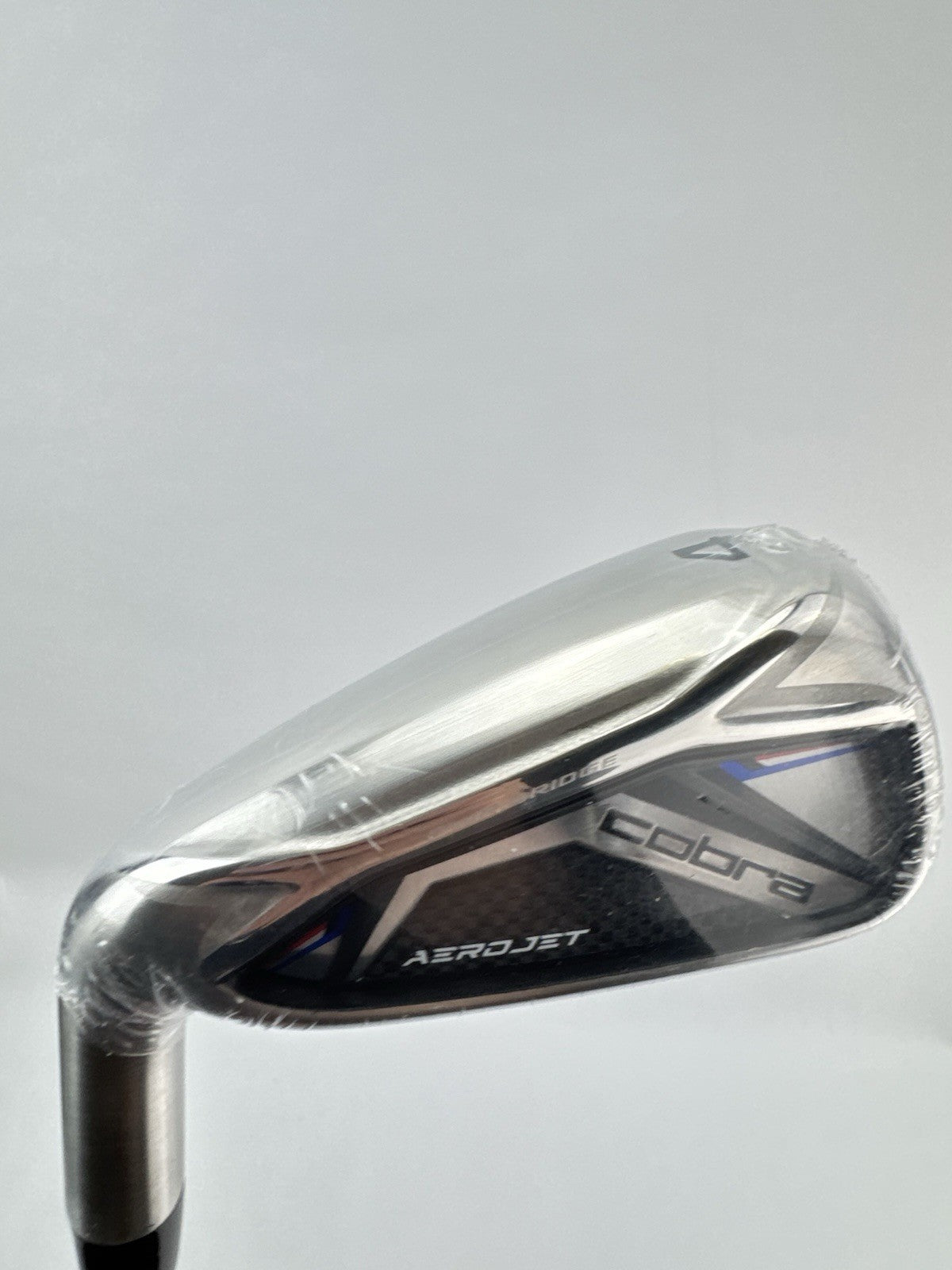 Cobra Aerojet 4 Iron Left Handed 18.5* KBS Tour Regular Flex Steel /New /3