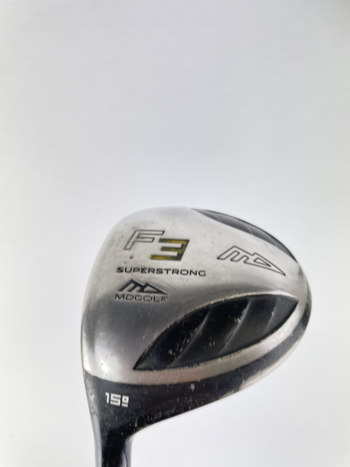 MD Golf 3 Wood 15* Superstrong UST Proforce Stiff Graphite /Left /New Grip/129702