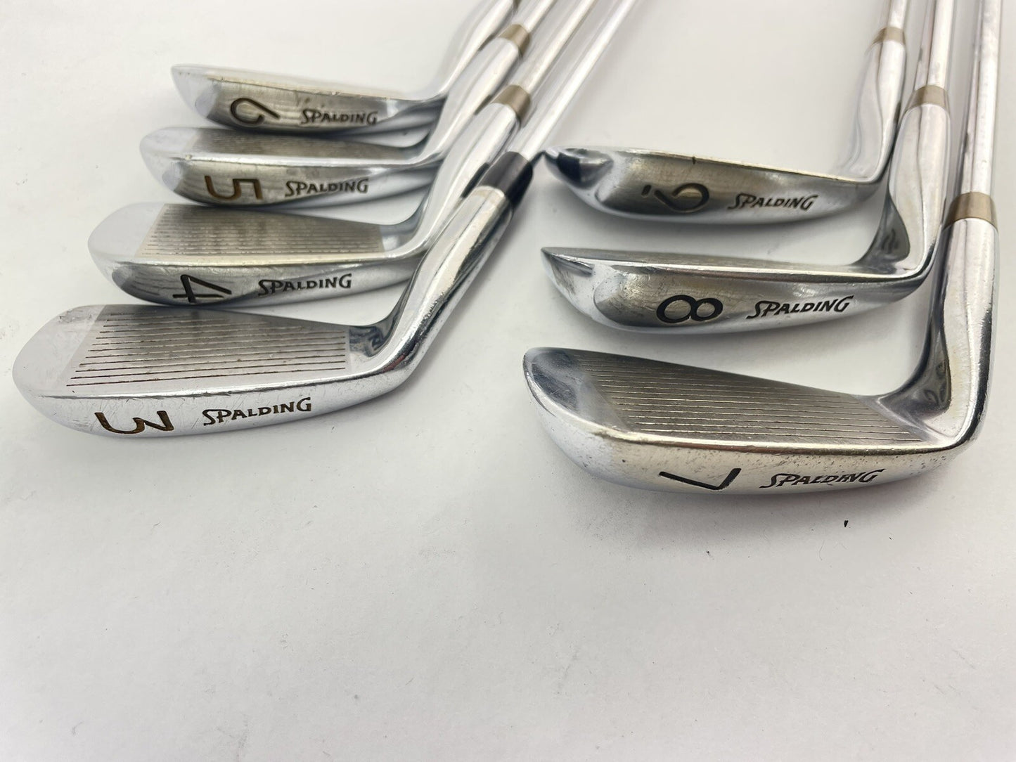 Spalding Elite Iron Set 3-9 Irons Apollo Regular Steel /Right /New Grips /177939