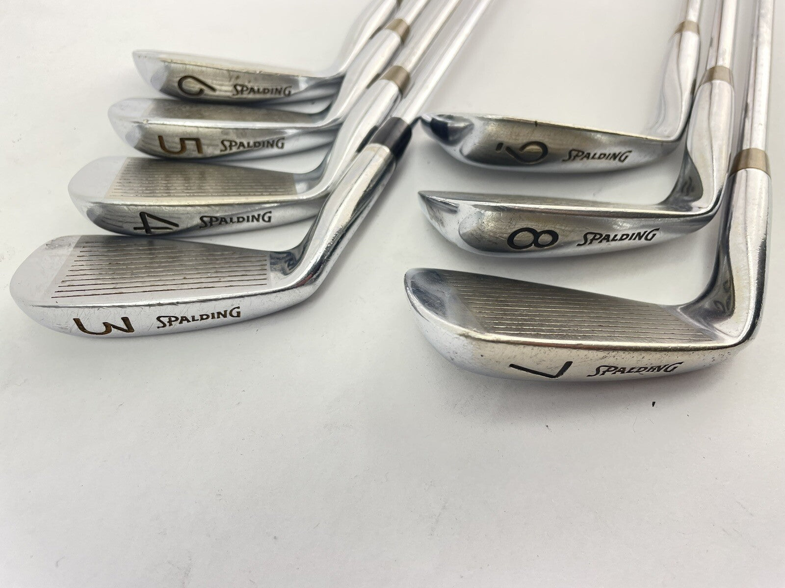 Spalding Elite Iron Set 3-9 Irons Apollo Regular Steel /Right /New Grips /177939