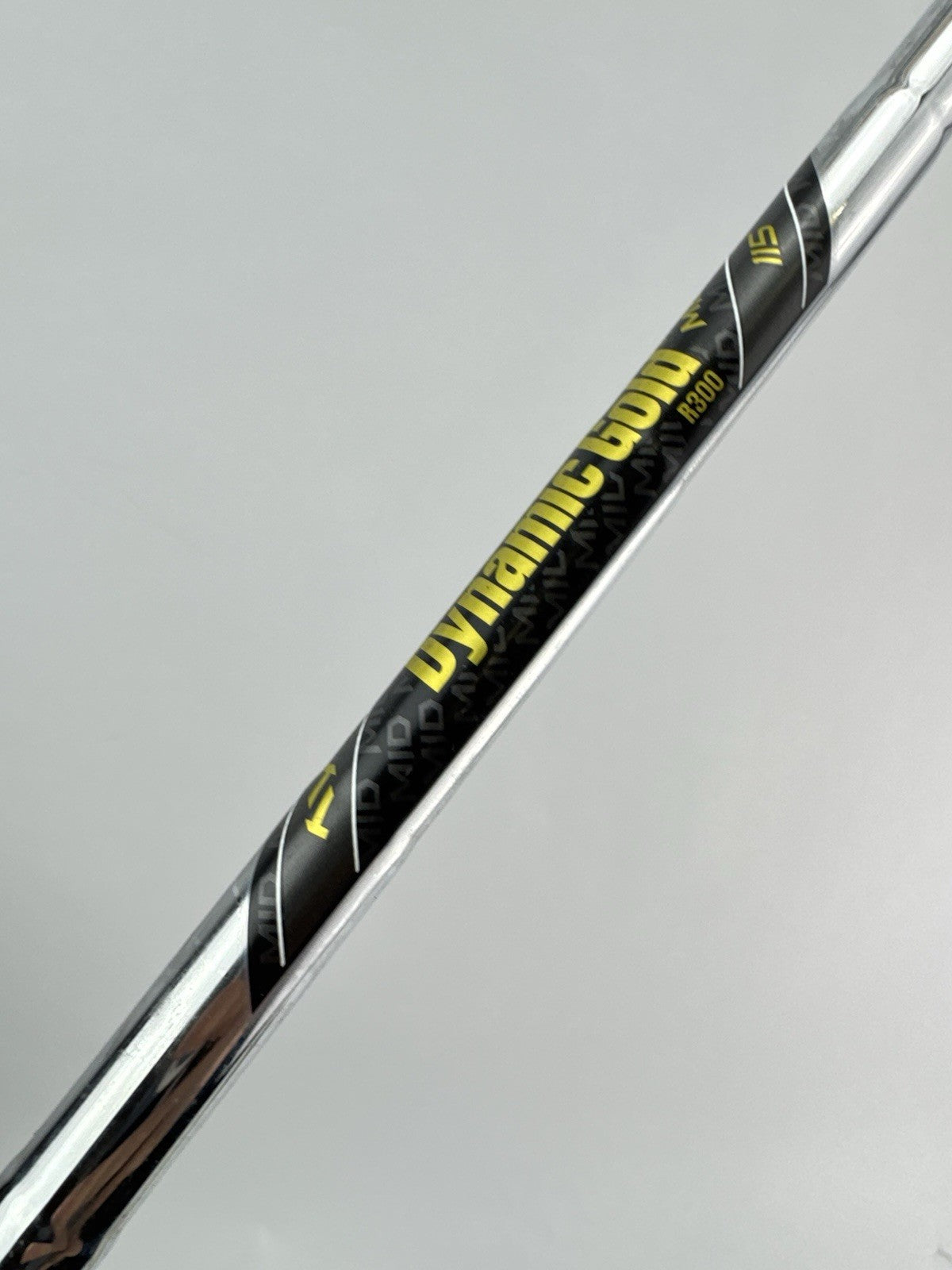 Dynamic Gold 115 Iron Shaft Mid R300 Regular Flex Steel 35” /0.355 /309643
