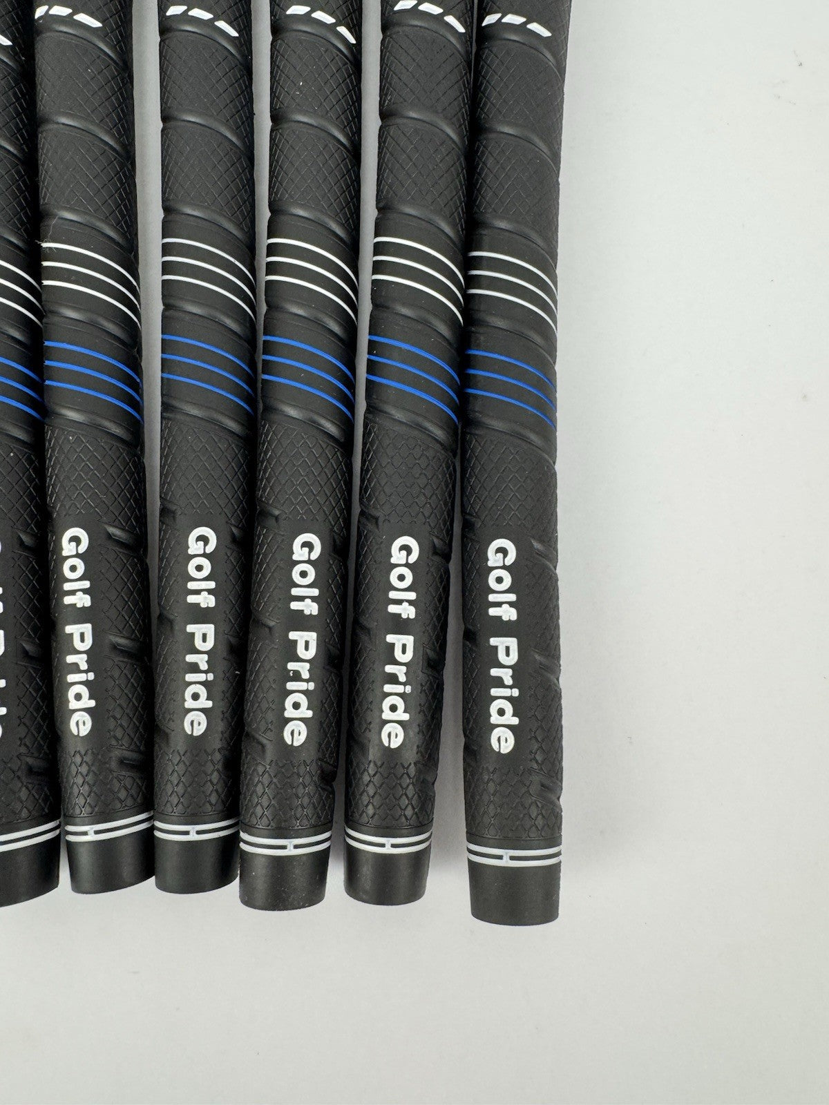 Golf Pride CP2 Wrap Golf Grips (6) Men’s Standard /Black/Blue /New /321371