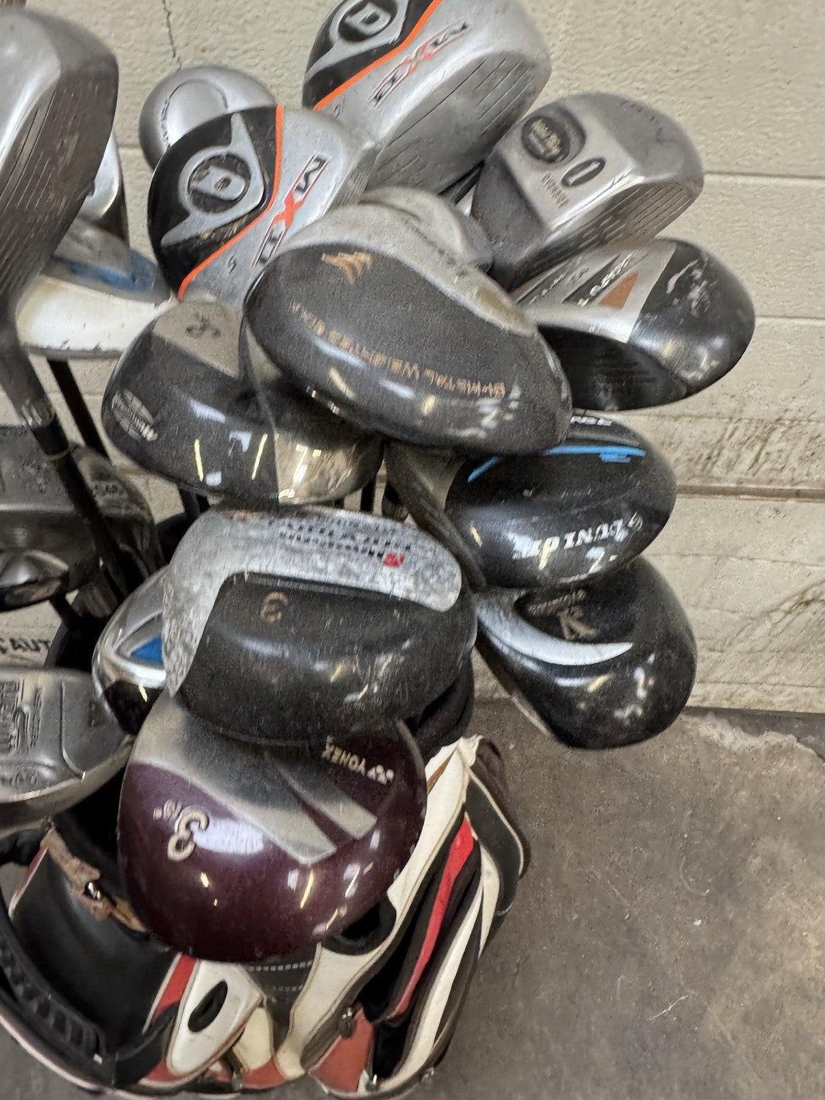 Joblot Golf Driver Fairway Woods Hybrids Mens Ladies Driving Range Bundle /359094