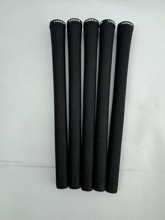 Lamkin Crossline 360 Golf Grips (5) Mens Standard /Black/White /Pulled /301160