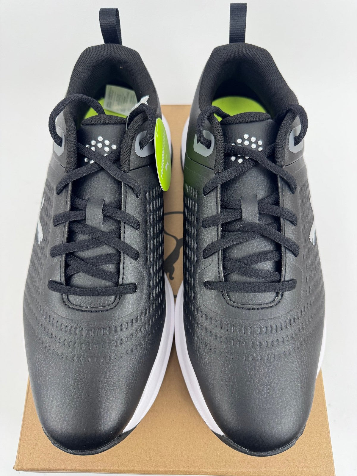 Puma Fusion Plus Spiked Golf Shoes Men's Size 8 Black Waterproof/323123