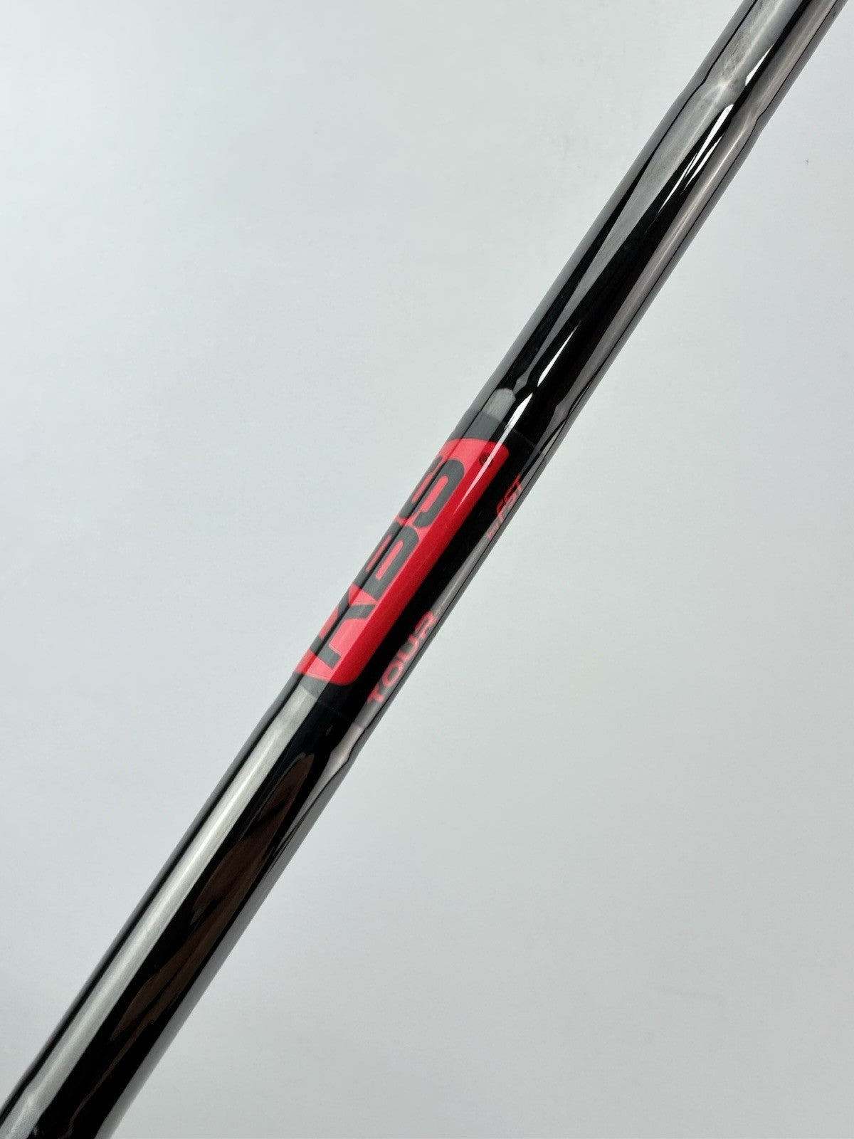 KBS Tour Blackout Iron Shaft X Flex Extra Stiff Steel 37/0.355 Tapered /259652