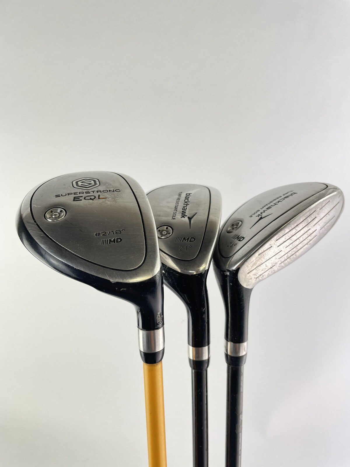 Mens Golf Hybrid Set MD Golf Superstrong 2,3&4 Regular Graphite /New Grips/126550