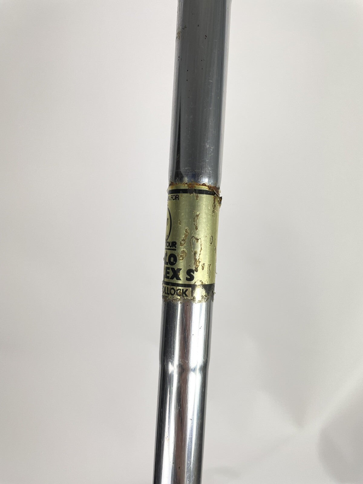 John Letters Pga 7 Iron European Tour Forged Stiff Flex Steel /New Grip /01168
