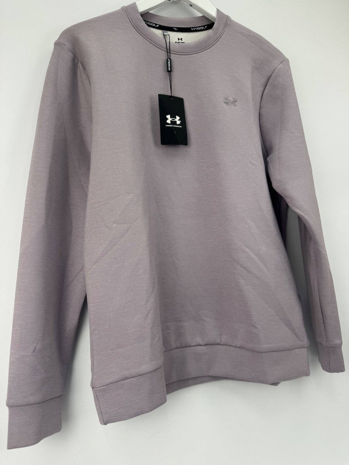 Under Armour UA Drive Midlayer Crew Men's Size Small Purple Sweatshirt/365025