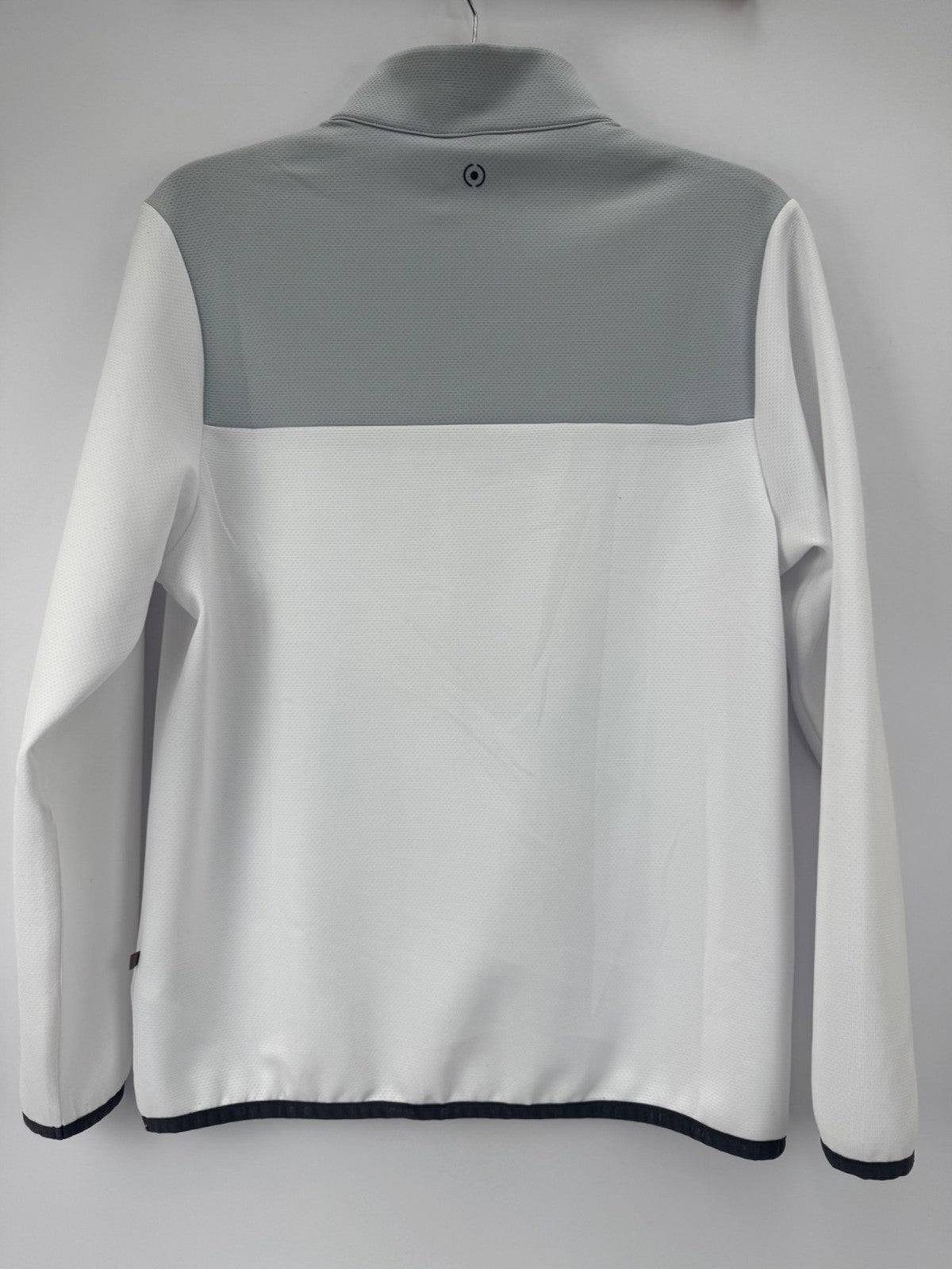 PING Kinver 1/4 Zip Pullover Sweatshirt Men's Large White Pearl Grey/372276