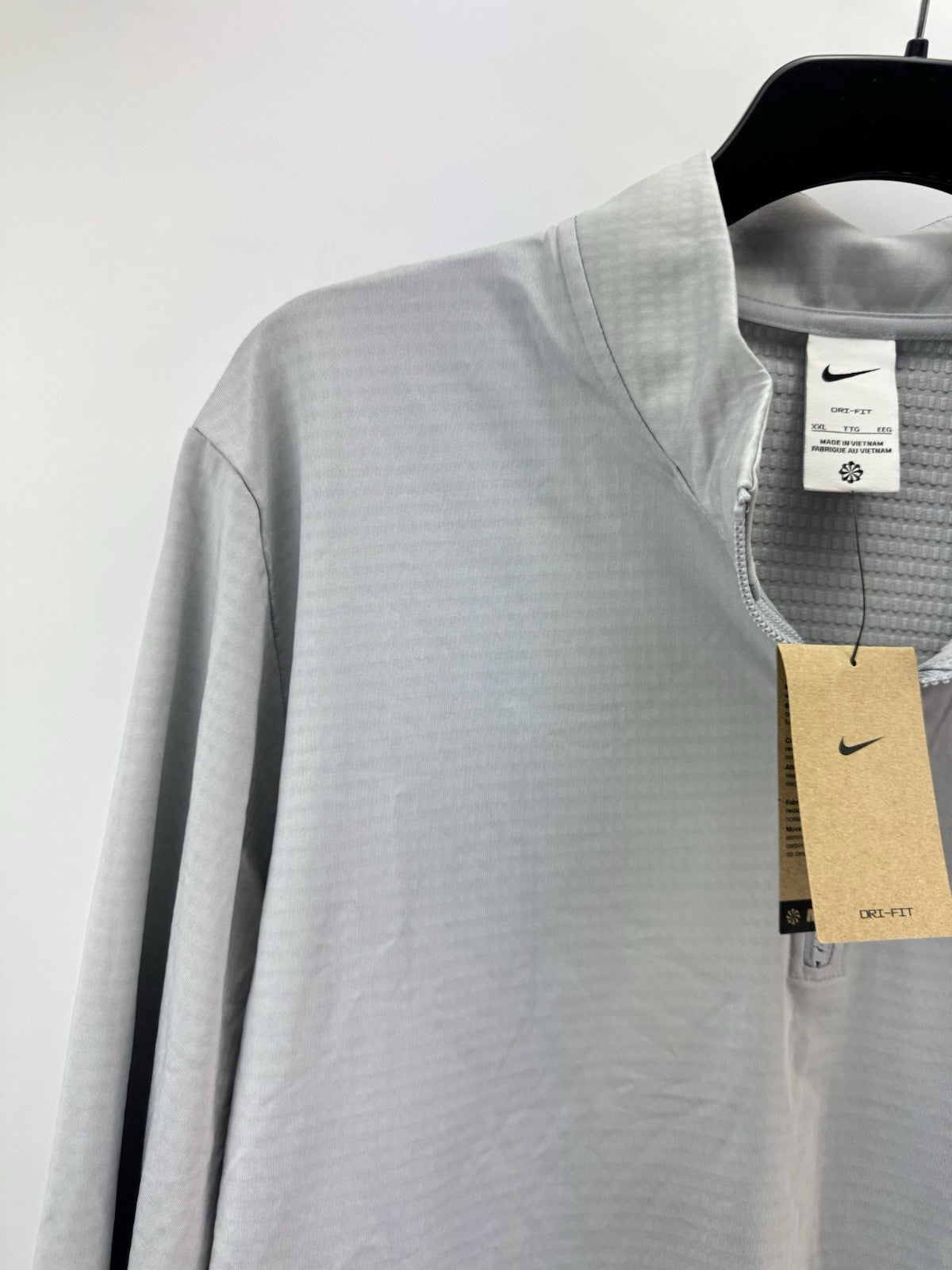 Nike Golf Pullover Victory 1/2 Zip /Light Grey /UK XXL /Light Grey /New /276902