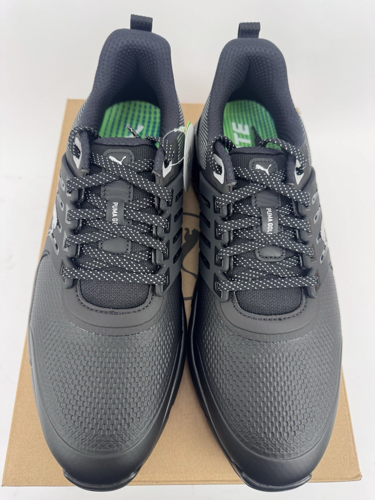 Puma Ignite Elevate 2 Tour Men's Golf Shoes Size UK 7.5 Black Waterproof/323145