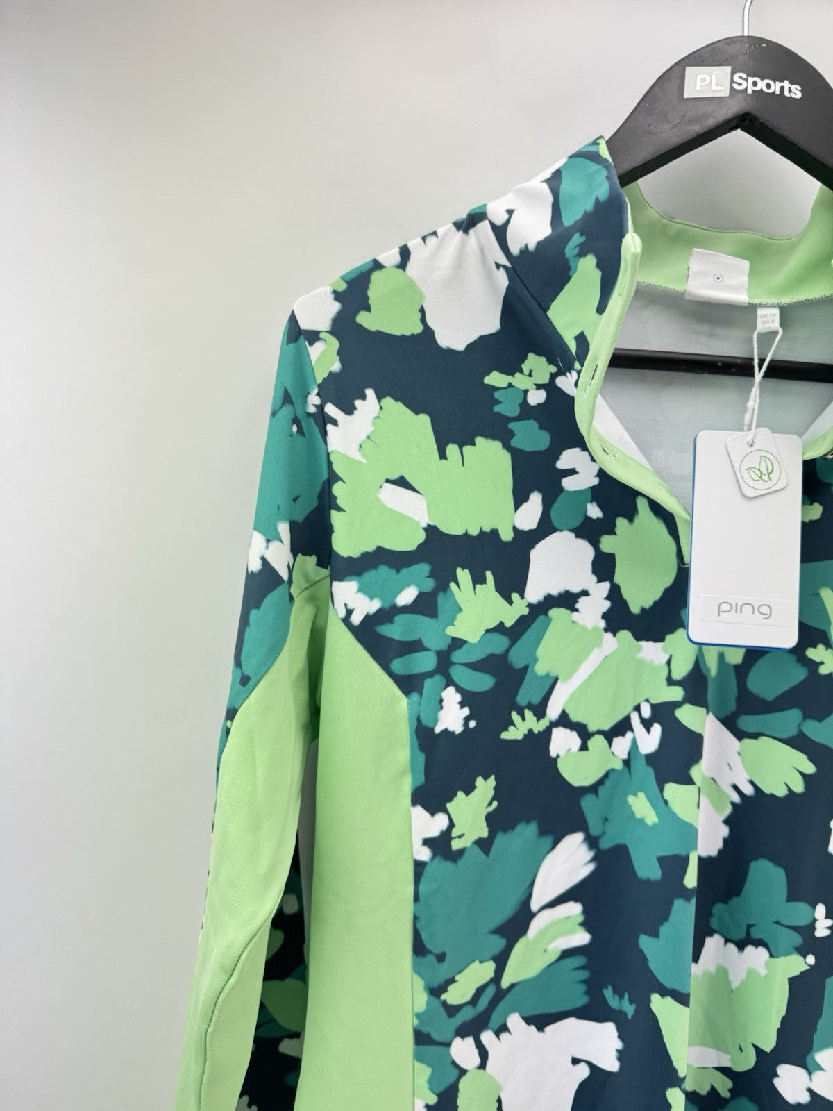 Ping Golf Ladies Lolette Pullover Size UK 12 /1/4 Zip /Green /New /298212