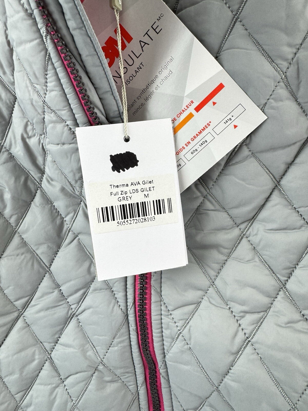 Proquip Womens Thermal Gilet Ava Full Zip /Size UK 10 (Medium) New /224508