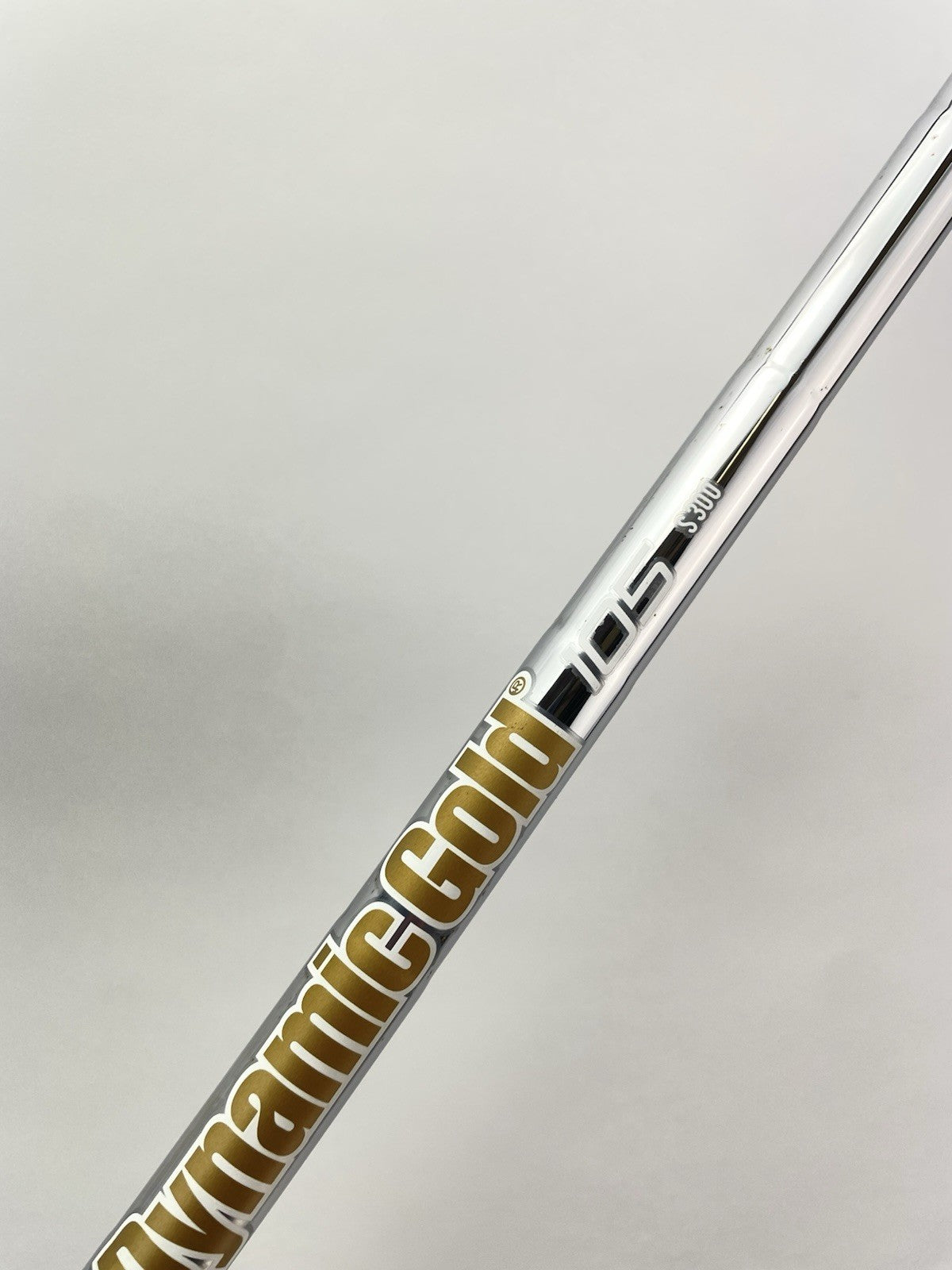 Dynamic Gold 105 Iron Shaft S300 Stiff Flex Steel 35.25 /0.355 Tapered /293605