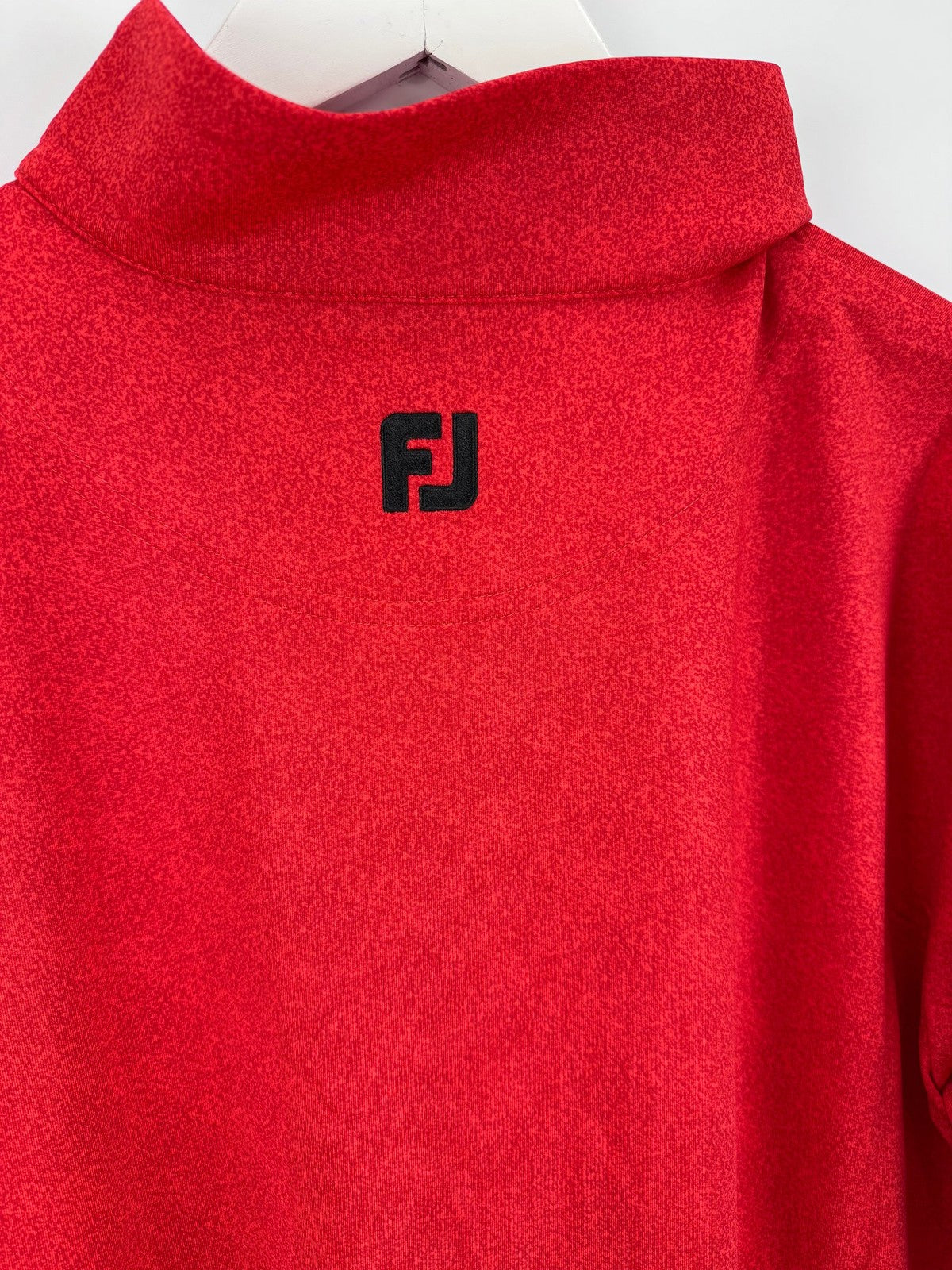 FootJoy Chill-Out Golf Pullover Men's Size Medium Red Moisture Wicking/313469