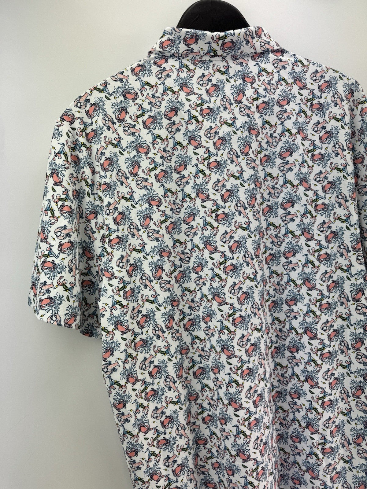 Men’s Original Penguin Pete N’ The Ocean Caddy Golf Polo Size UK Large/ 311198