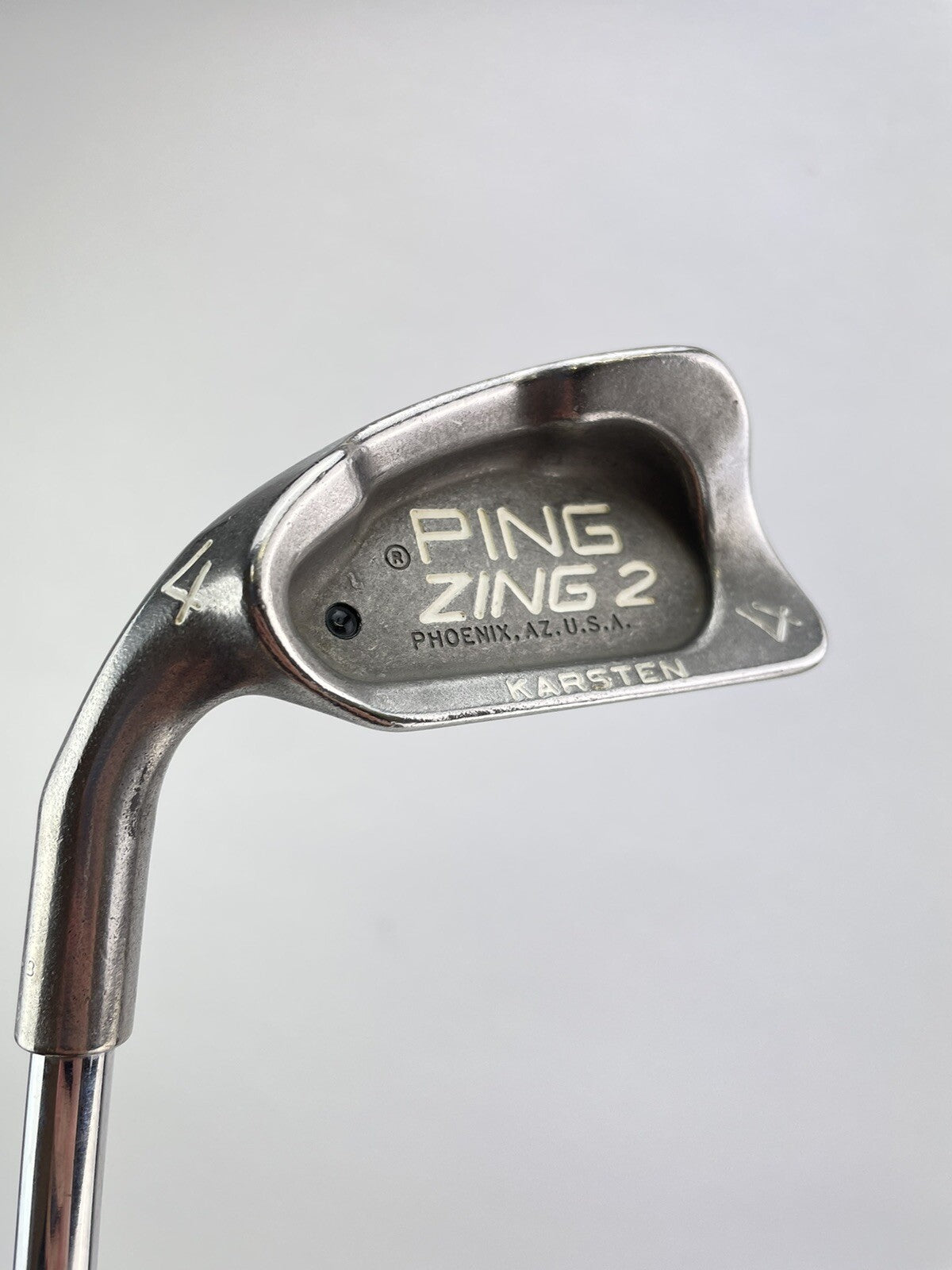 Ping Zing2 4 Iron Black Dot JZ Stiff Flex Steel /Left Handed /New Grip /199871