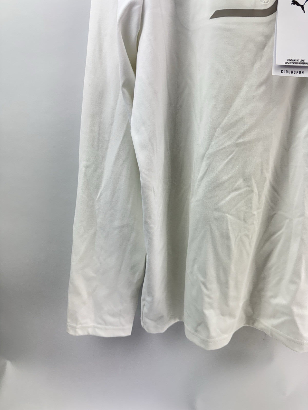 Puma Golf Mens 1/4 Zip Pullover Cloudspun Tech UK XXL /White/New /294891