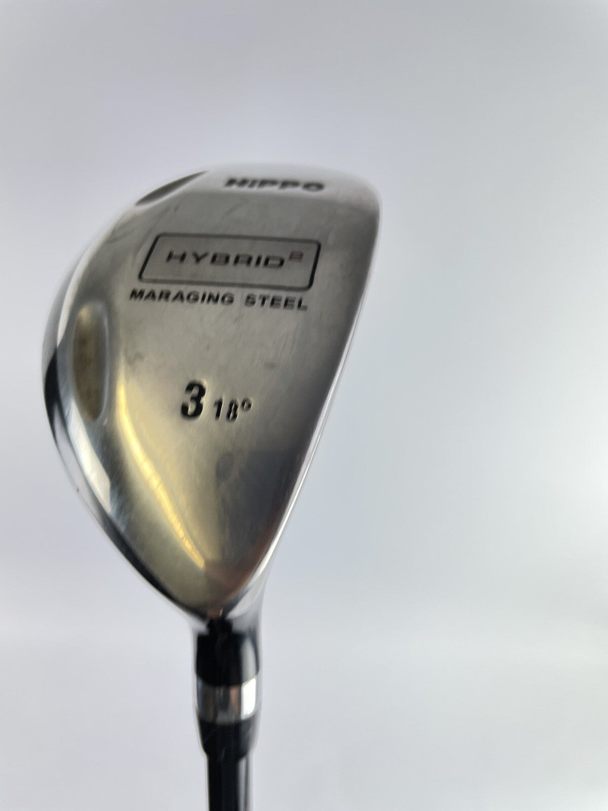 Hippo Golf Hybrid 18 Degrees Regular Flex Graphite /Right /New Grip /90136