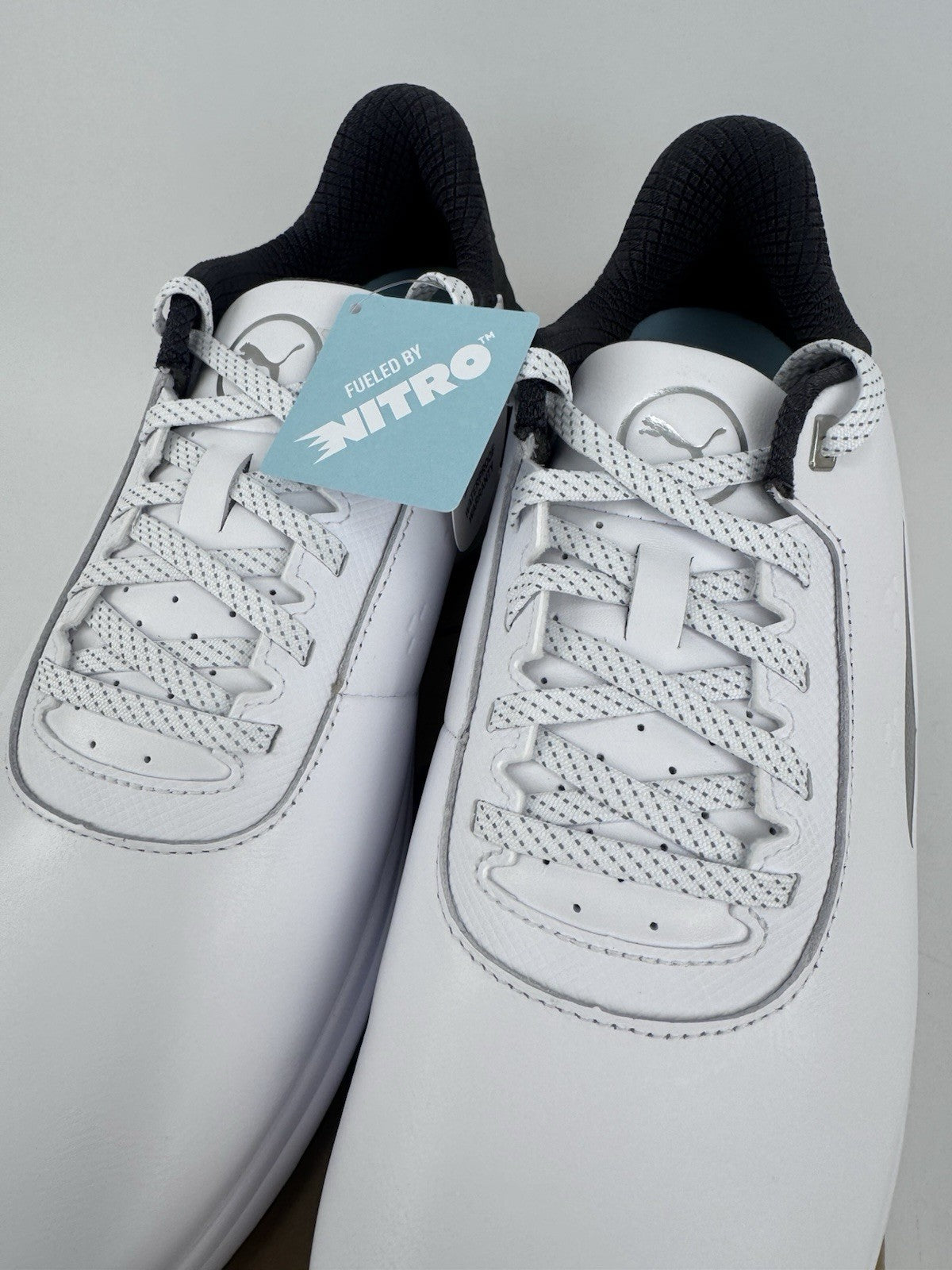 Puma Phantomcat Nitro Men's Golf Shoes Size UK 10.5 White Black Fluro/319074