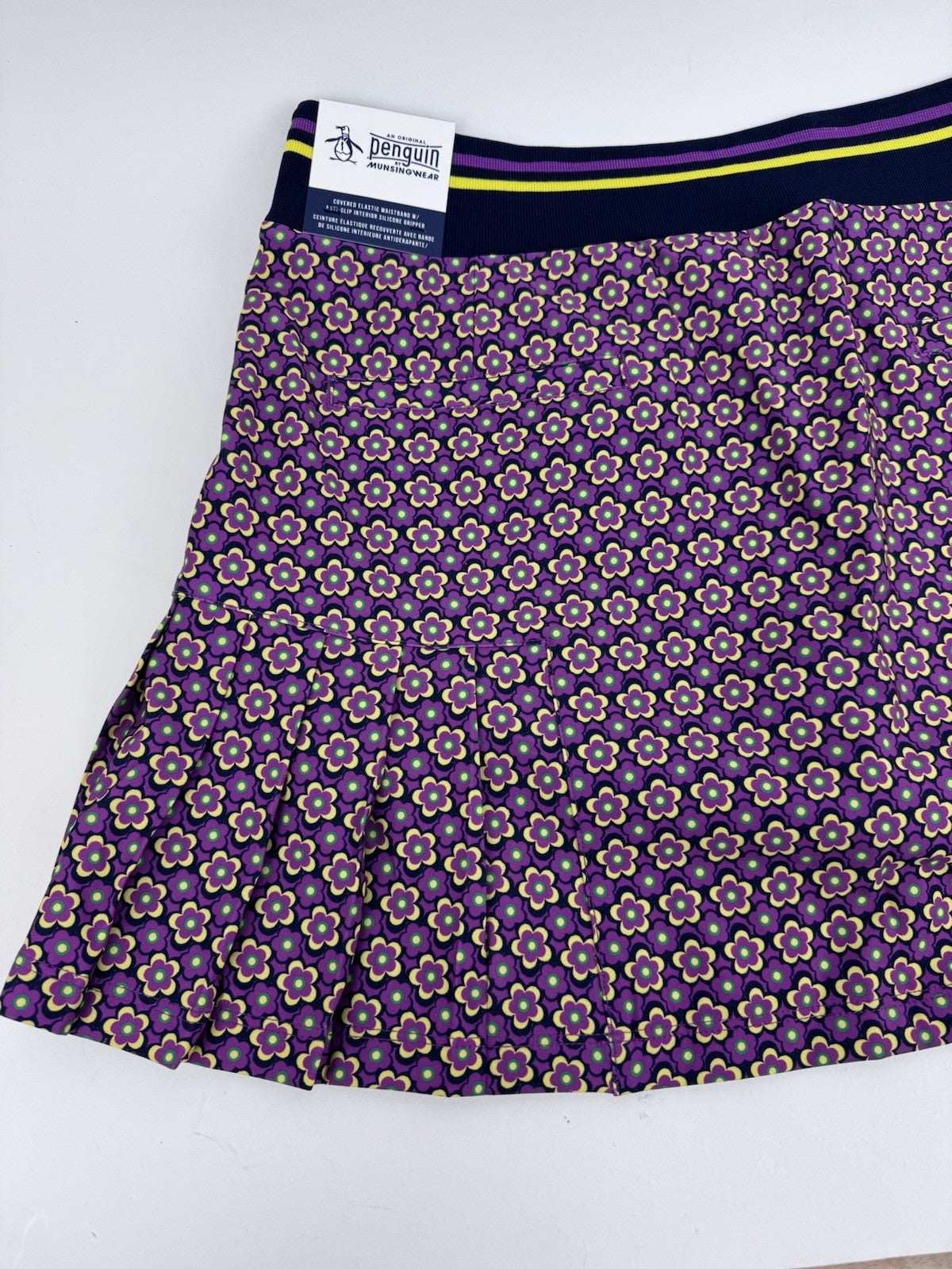 Original Penguin Women’s Floral Print Pull On Pleated Skort Size Small/ 317884