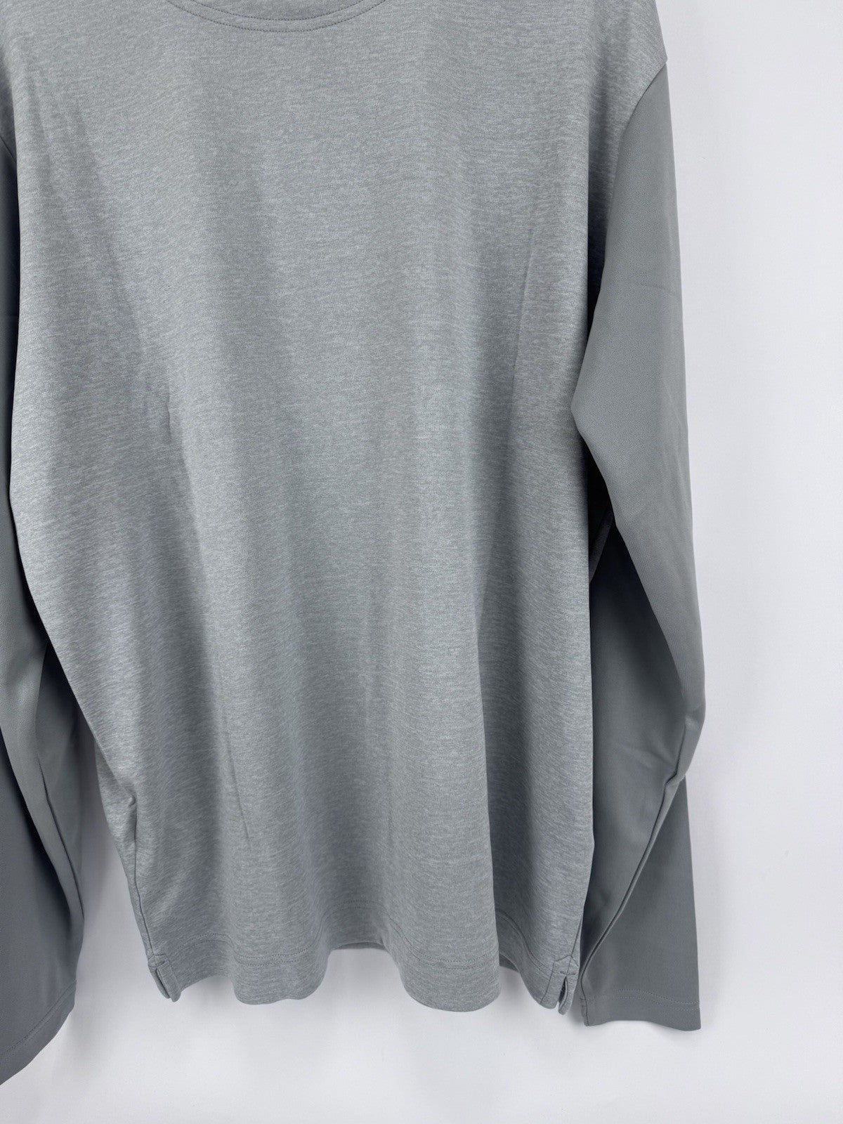 FootJoy Tonal Heather Chill-Out Men's Golf Pullover XXL Grey Quarter Zip/3170811