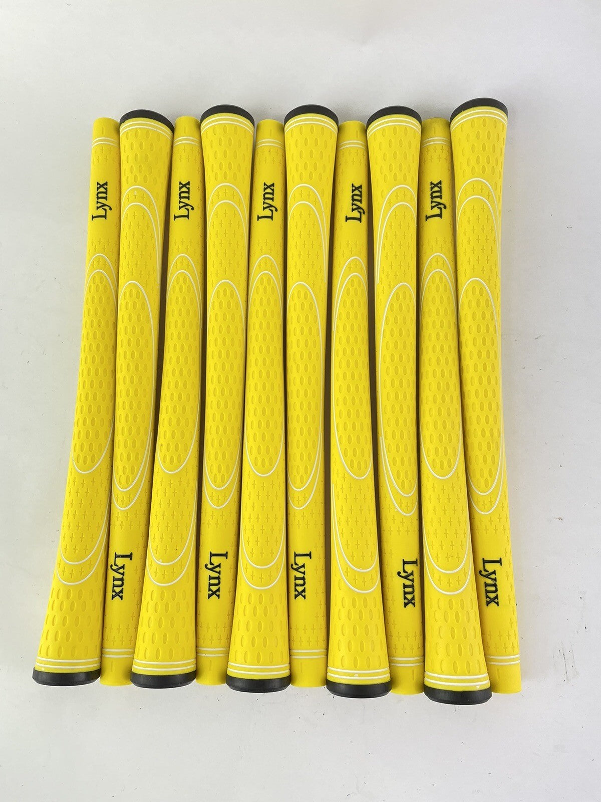 Lynx Golf Grips Mens (10) Yellow/Black /Standard Size /Brand New0