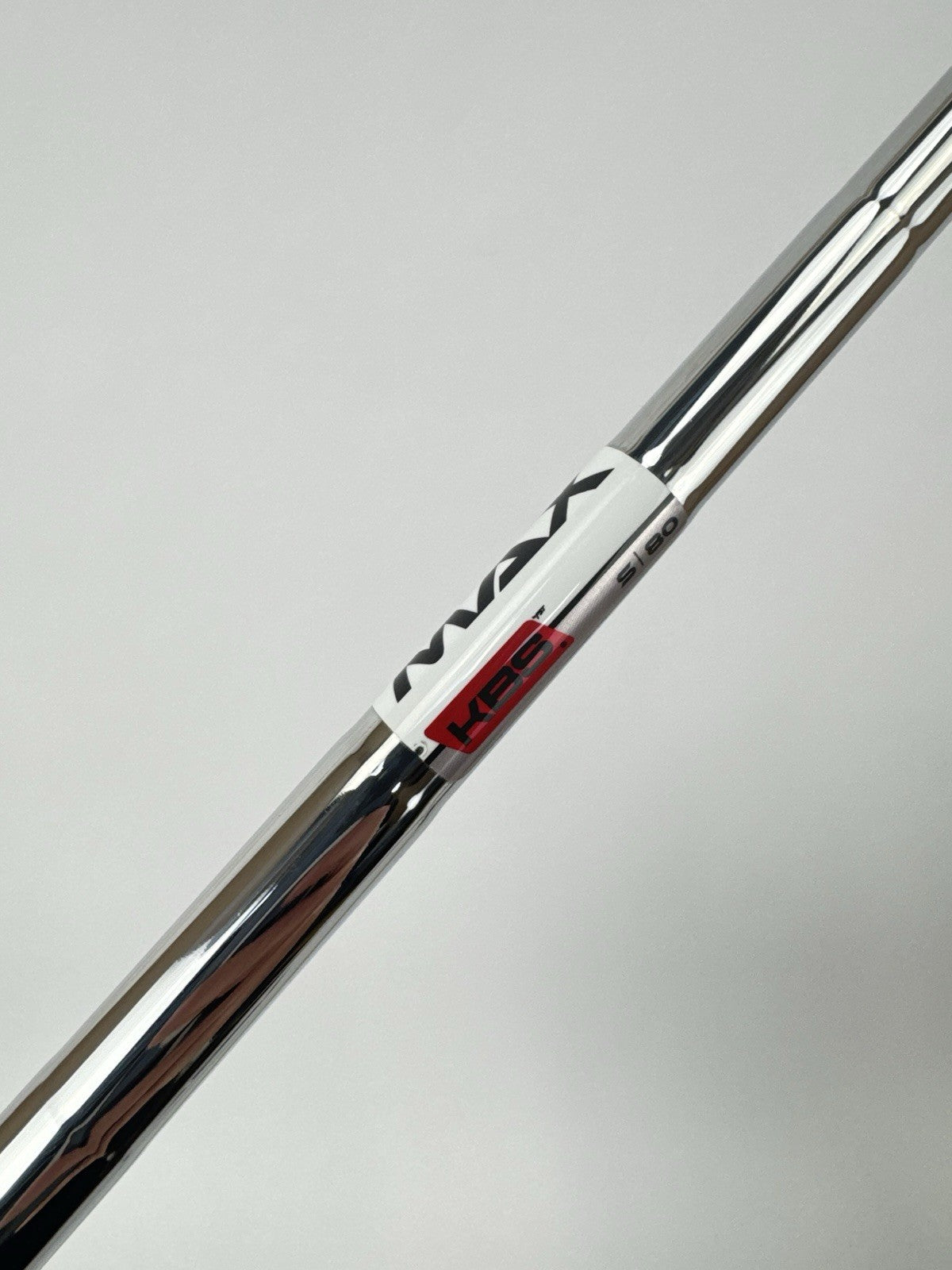 KBS Max 80 Iron Shaft Stiff Flex Steel 35.5” /0.370 Parallel /336943
