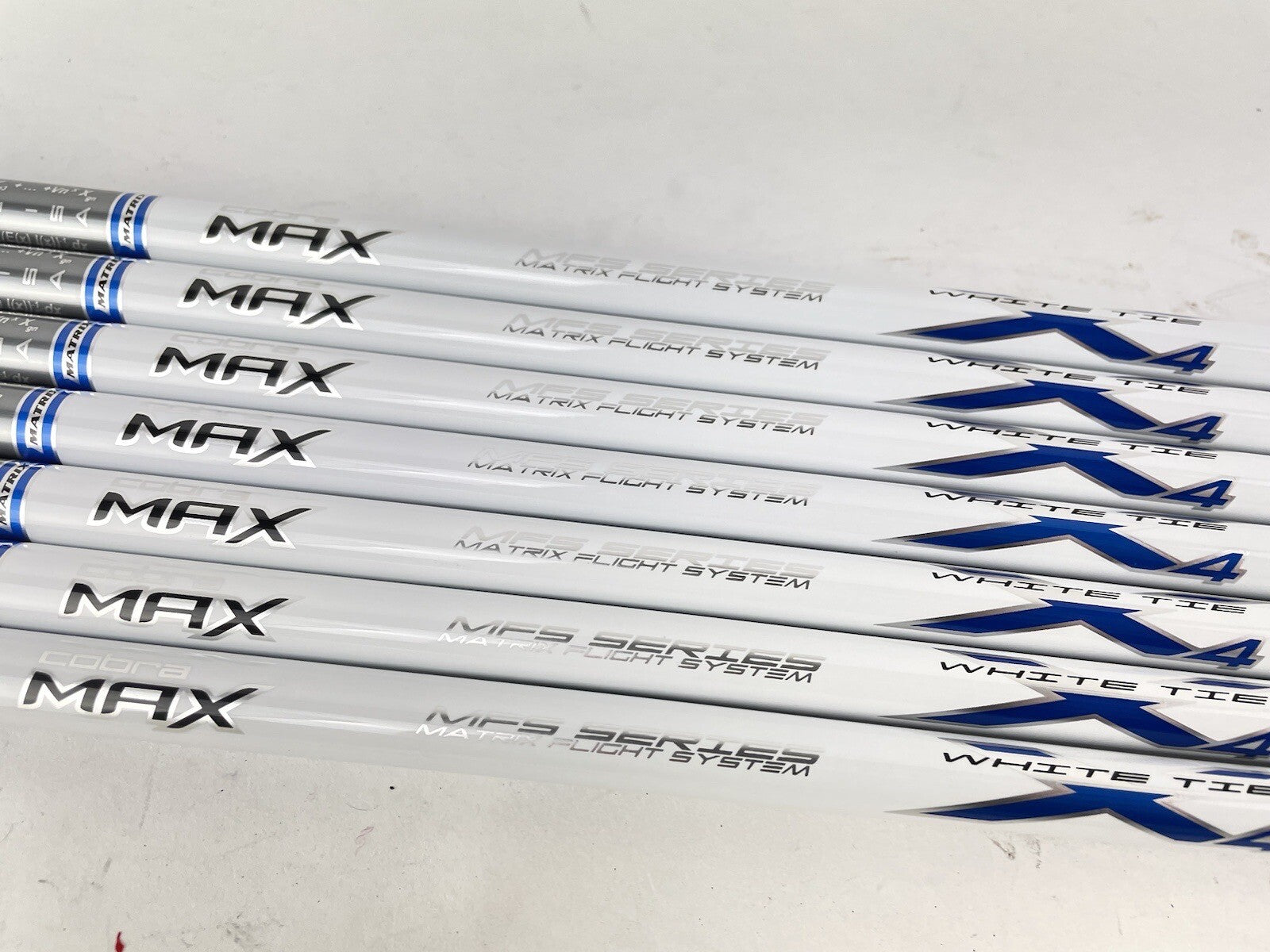 Matrix Ozik White Tie Iron Shaft Set (7) X4 Lite Senior Graphite 42”/0.370/138401