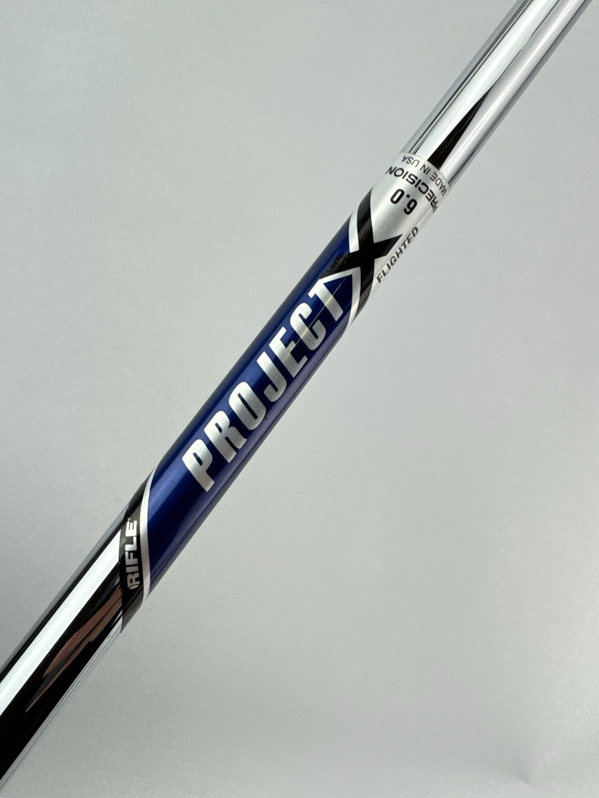 Project X Iron Shaft 6.0 Stiff Flex Steel Flighted 37.5” /New /310542