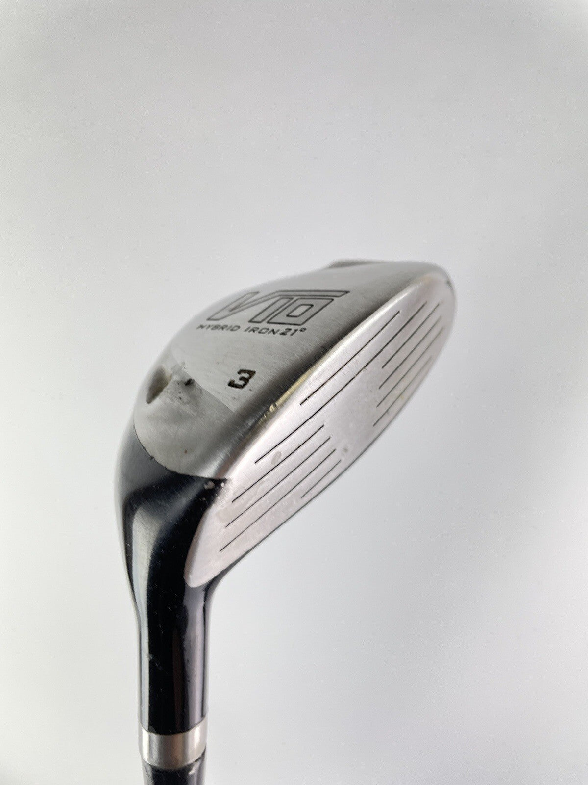 V10 Golf Hybrid 3 Iron 21* Regular Graphite /Right /New Grip /Headcover /133384