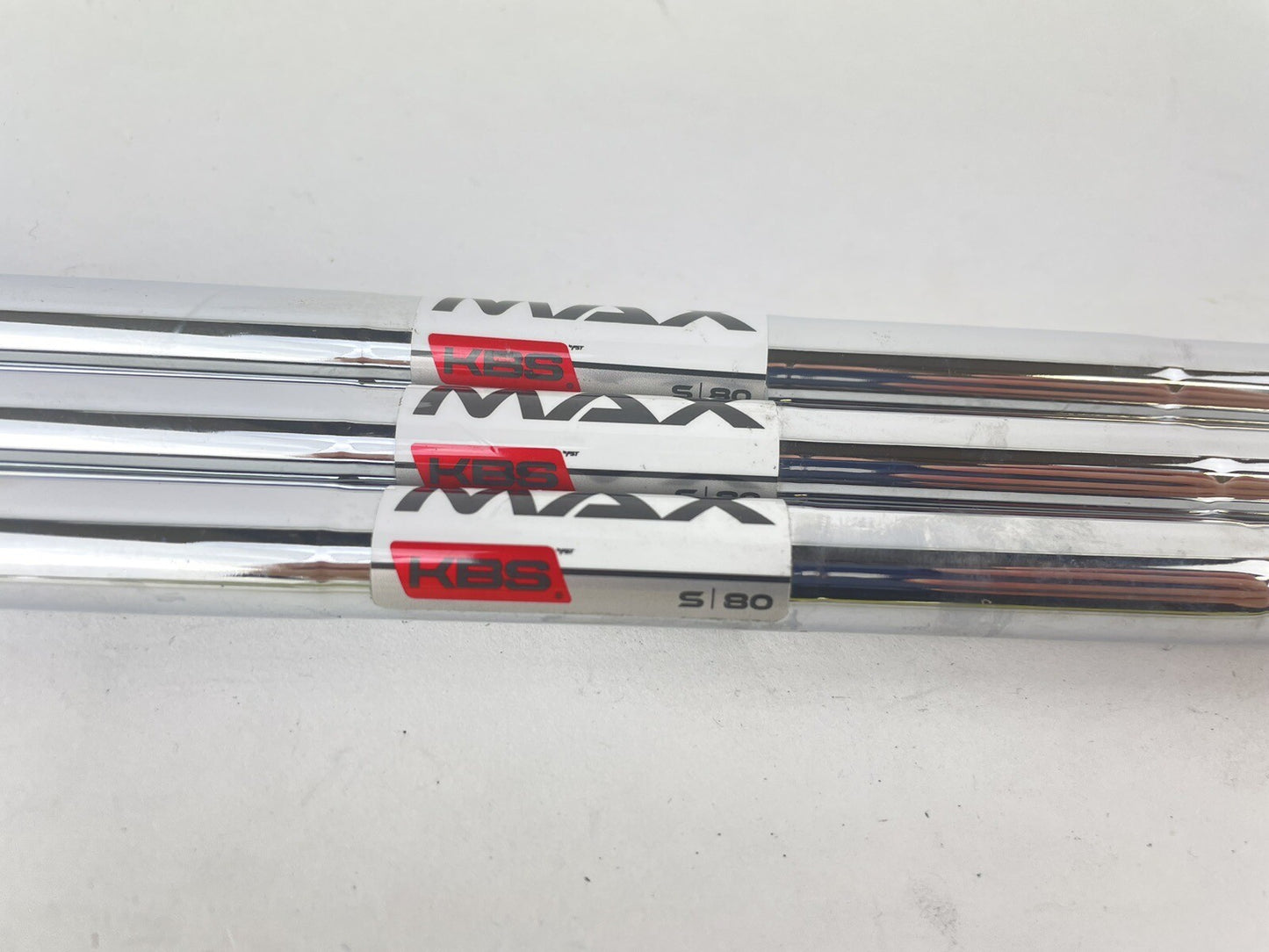 KBS Max Wedge Shaft Set (3) 80 Stiff Flex Steel /0.370 Parallel /132921