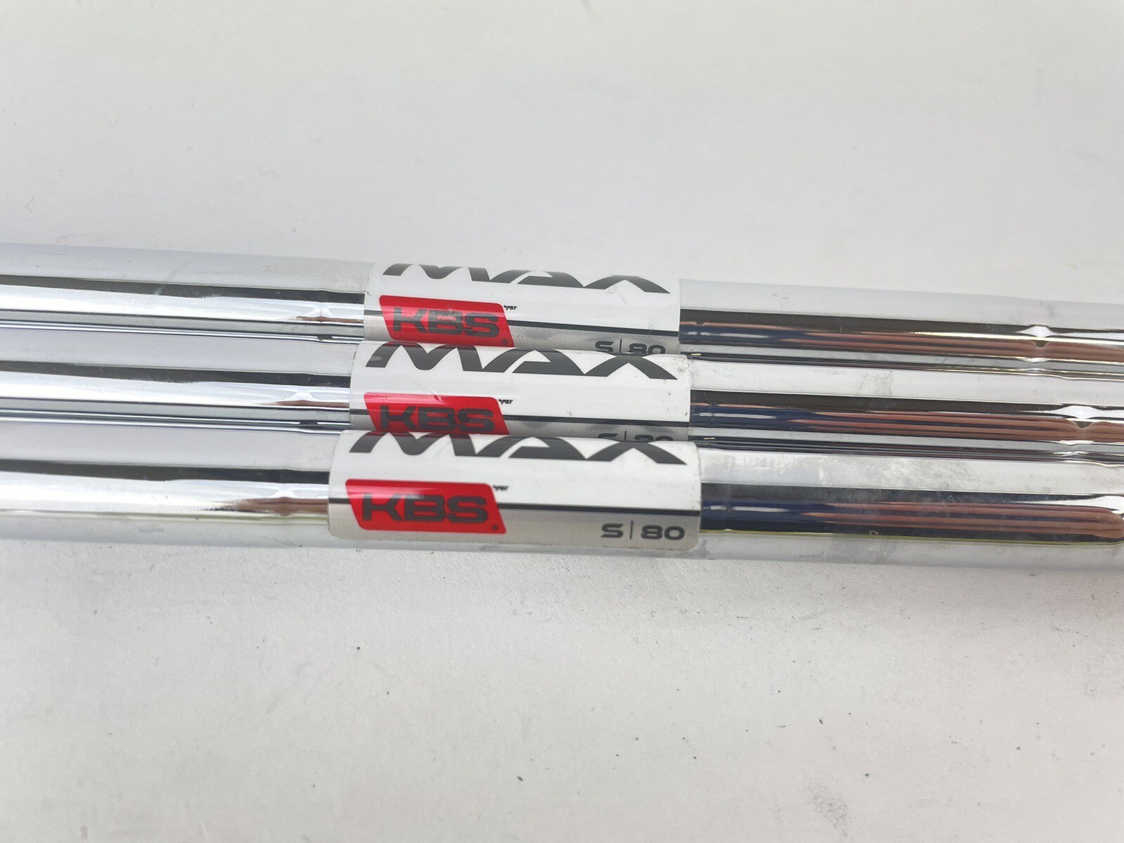 KBS Max Wedge Shaft Set (3) 80 Stiff Flex Steel /0.370 Parallel /132921