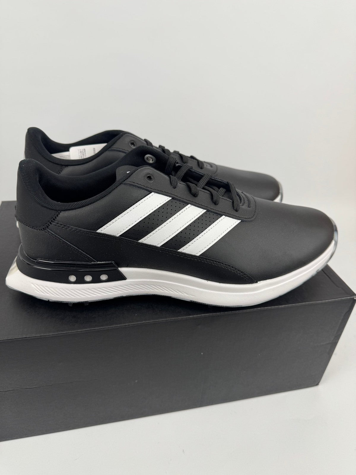Adidas S2G 24 Golf Shoes Spiked Men's UK 10.5 Black White Comfortable/312443