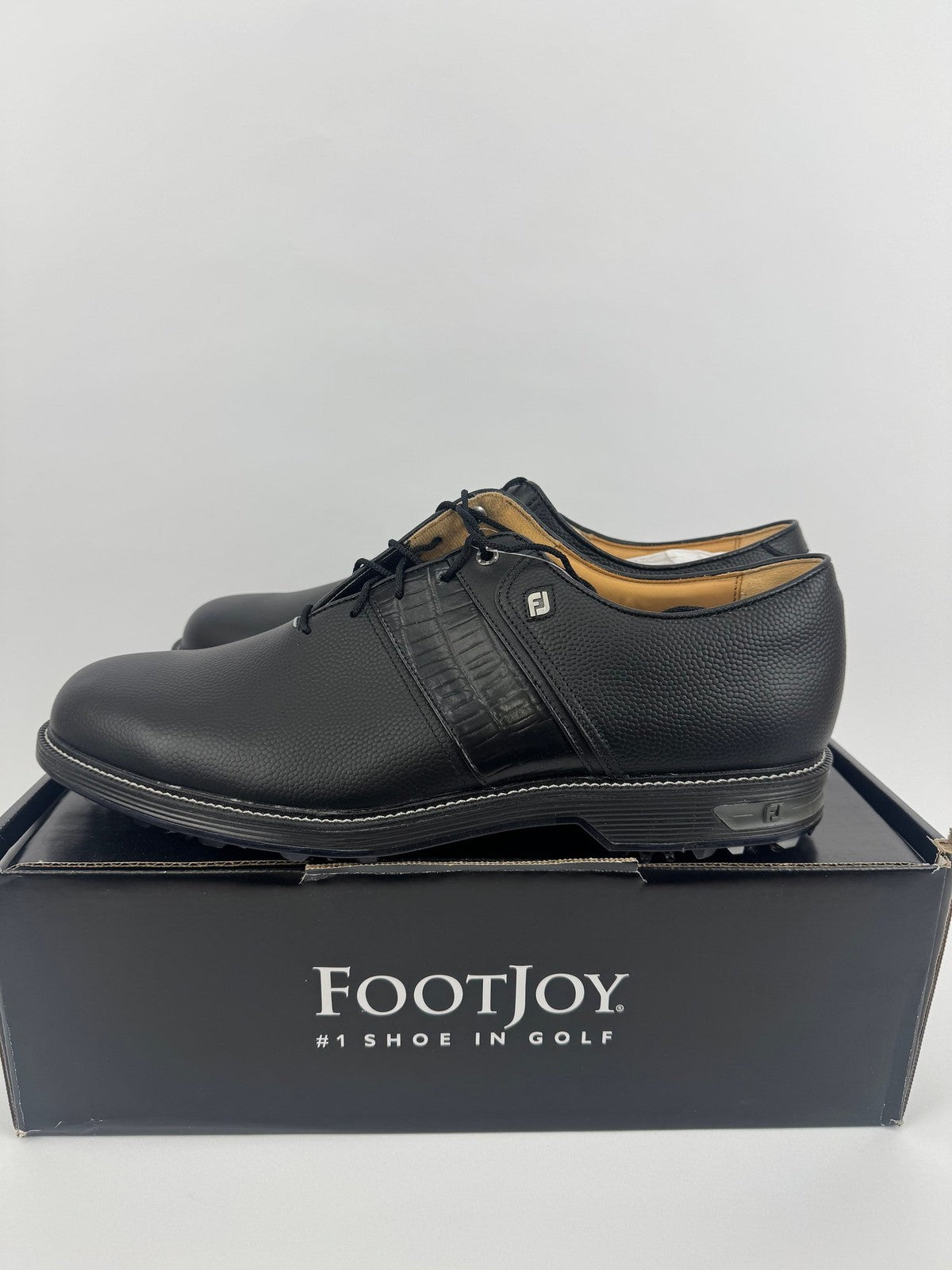 FootJoy DryJoys Premiere Series Men's Golf Shoes Black Size UK 13 /312920