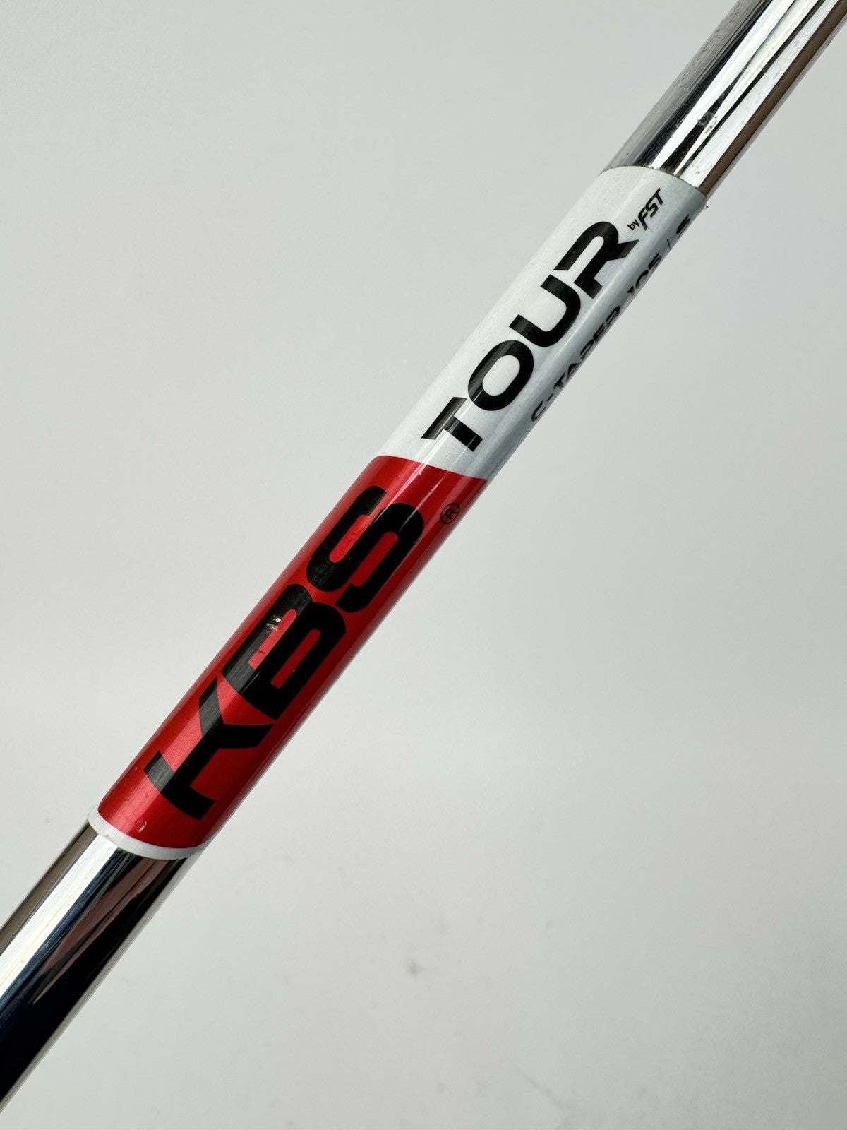 KBS Tour C-Taper Iron Shaft 105 Stiff Flex Steel 35.75” /0.370 Parallel /338361
